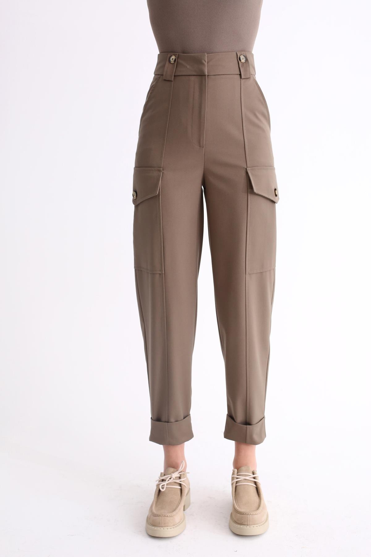 Haki Kargo Cep Pantolon 4528