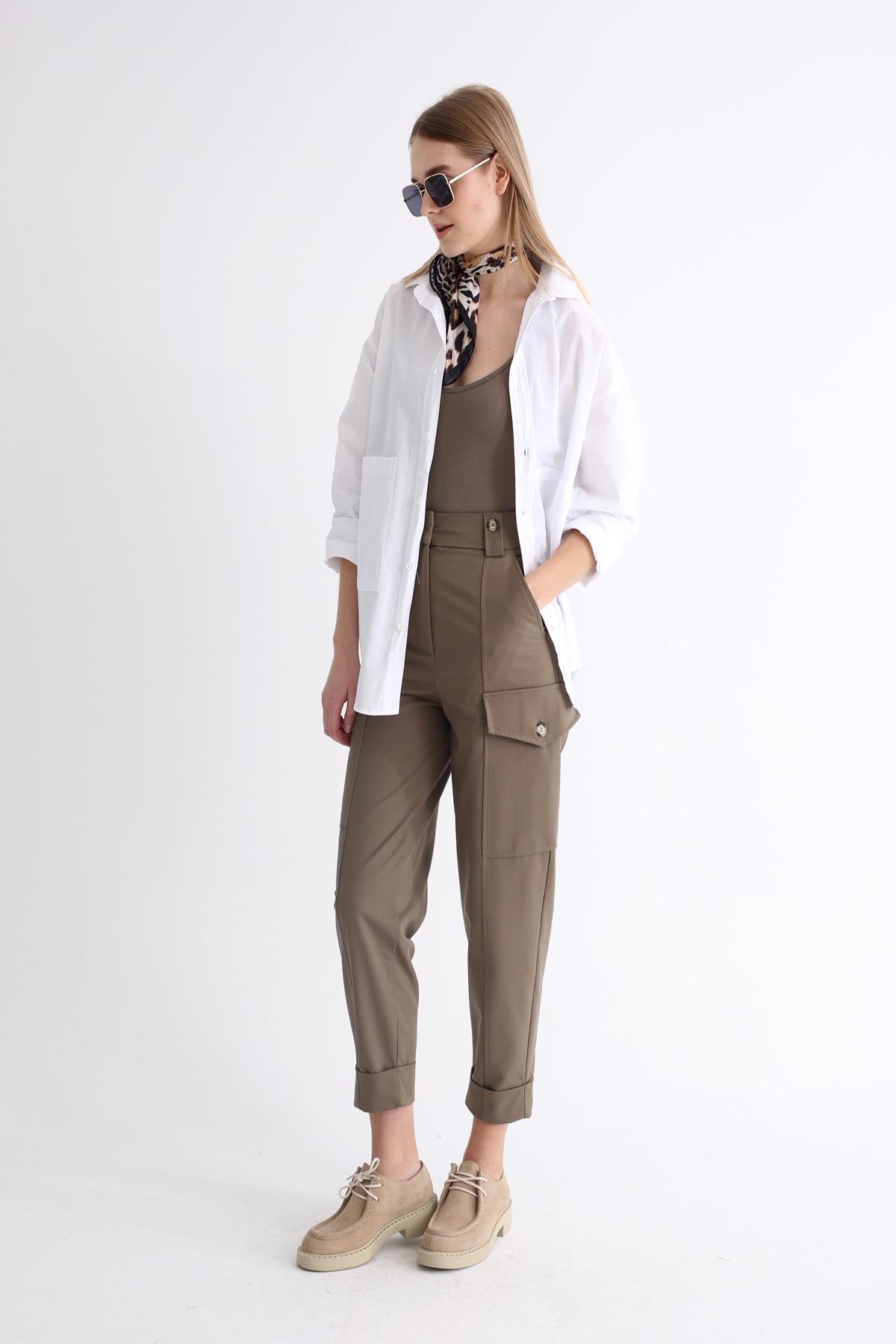 Haki Kargo Cep Pantolon 4528