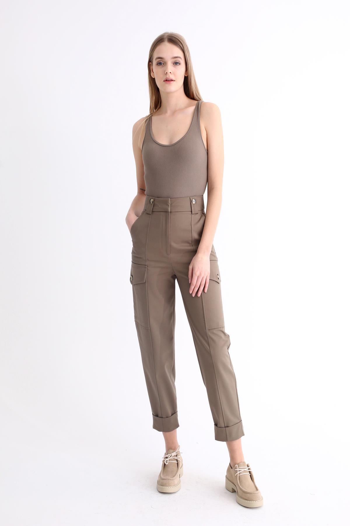 Haki Kargo Cep Pantolon 4528