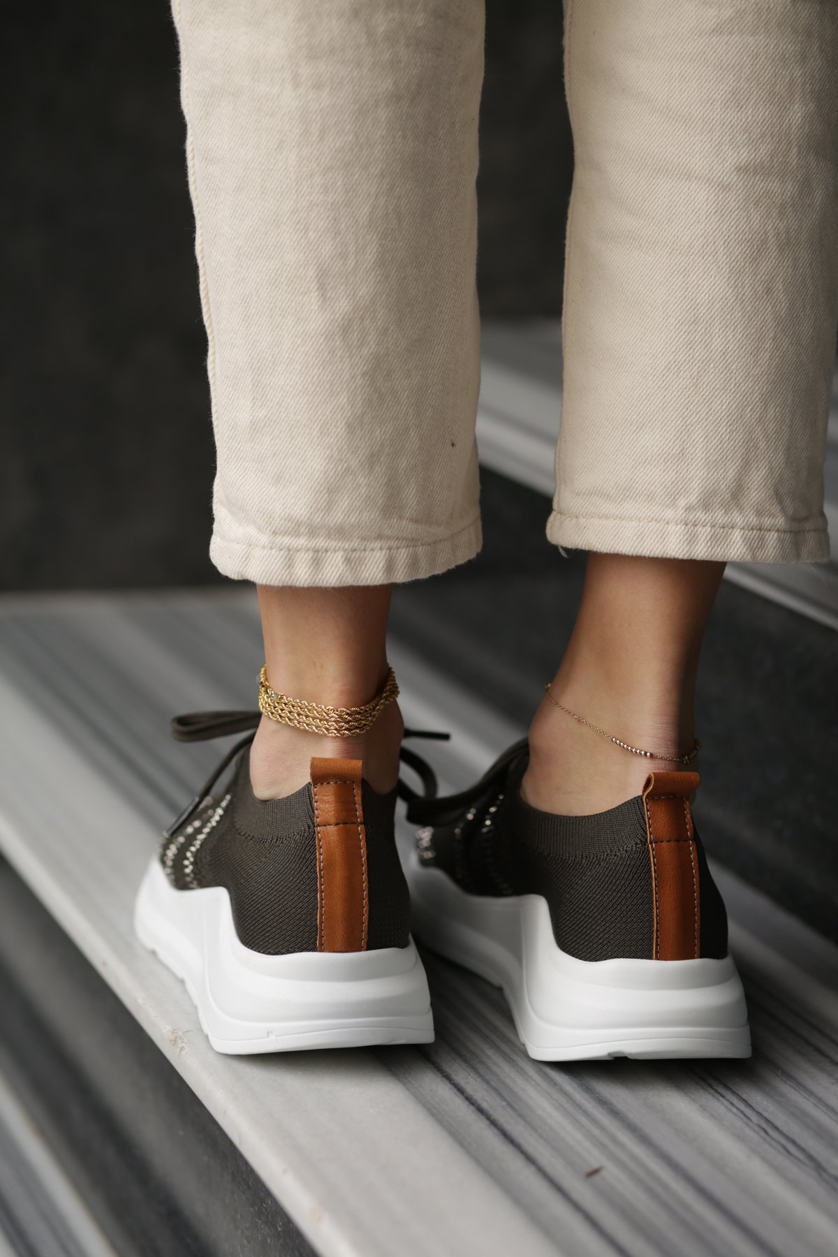 Haki Sneaker-Z176 