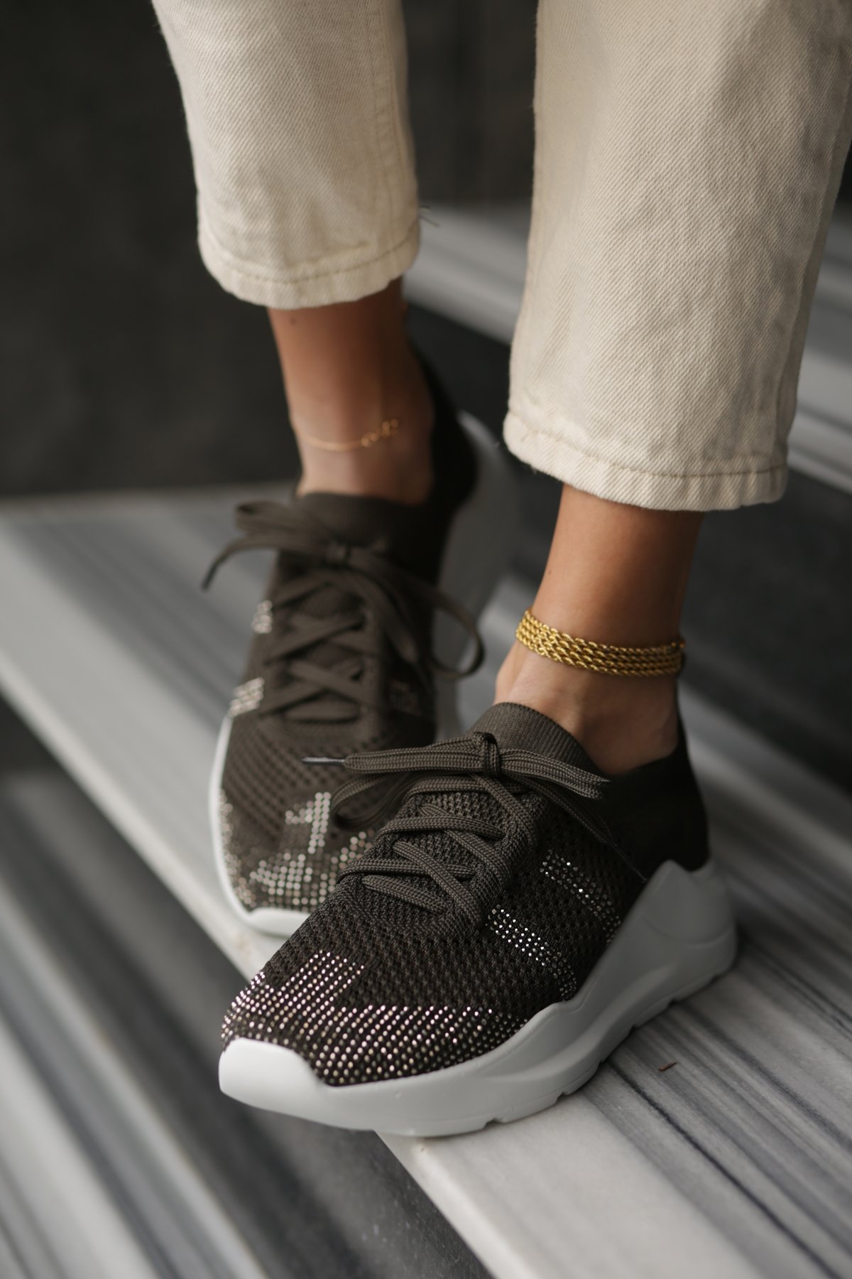 Haki Sneaker-Z176 