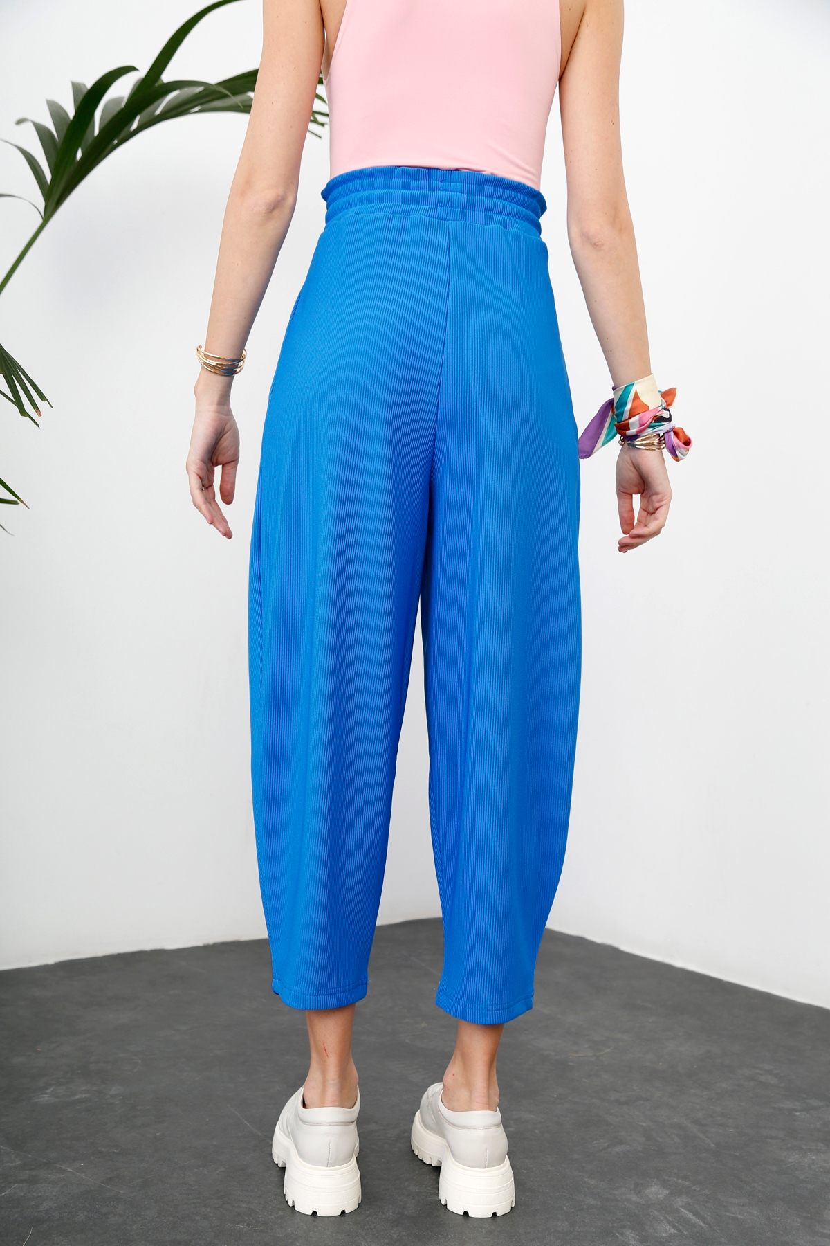 indigo Fitilli Şalvar Pantolon 13183