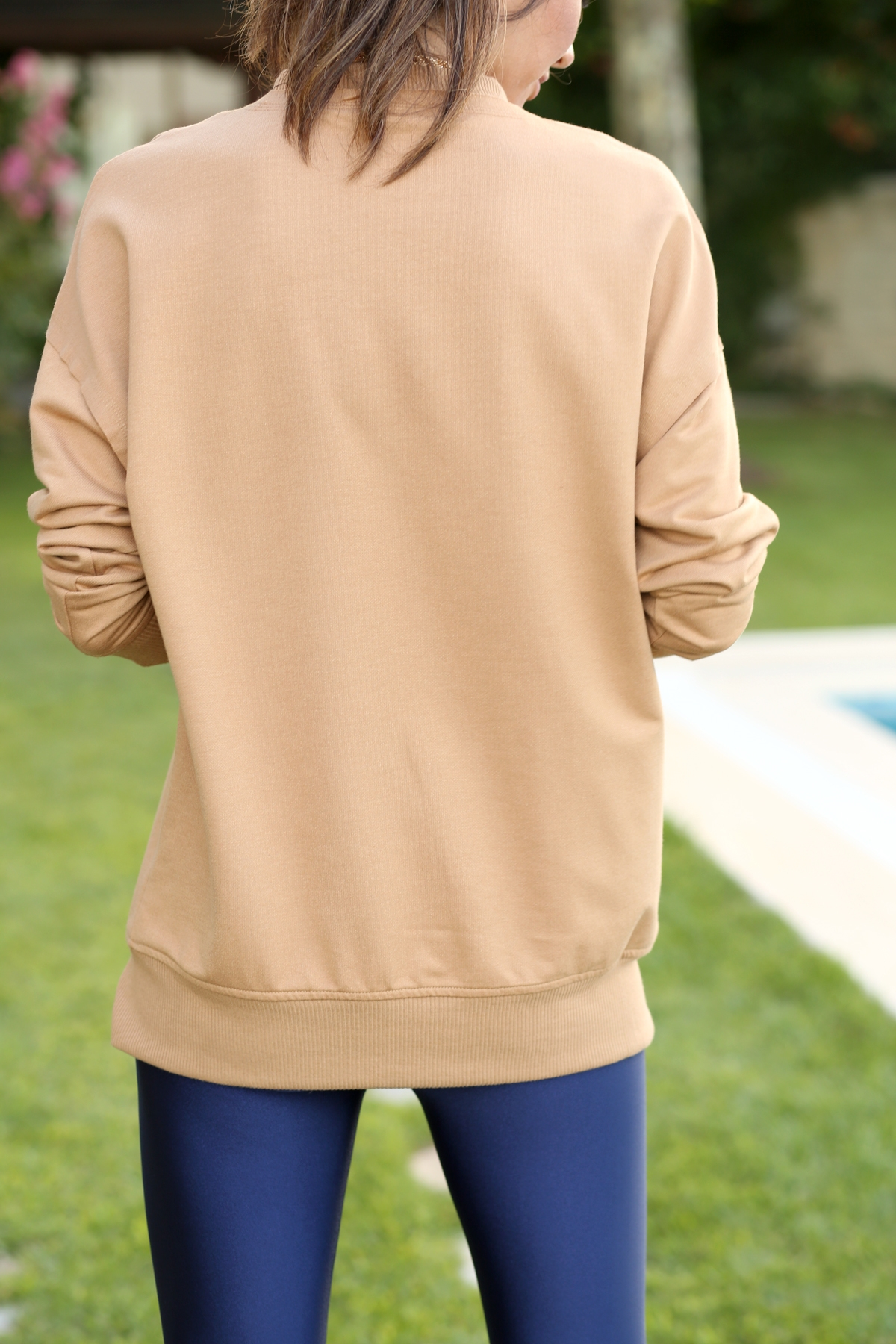 Kahverengi Basic Sweatshirt 