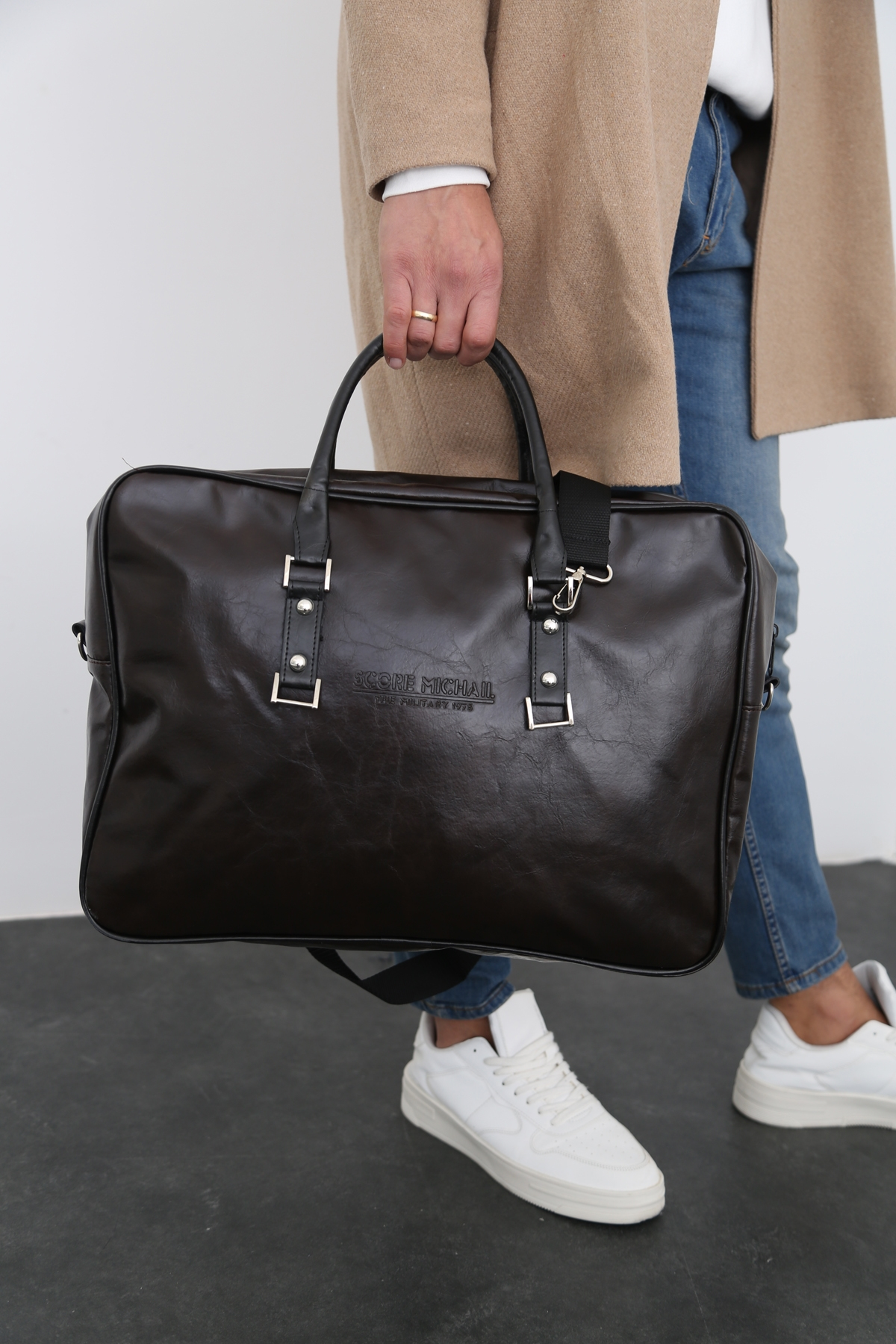 Kahverengi Erkek El Çantası 3006-02