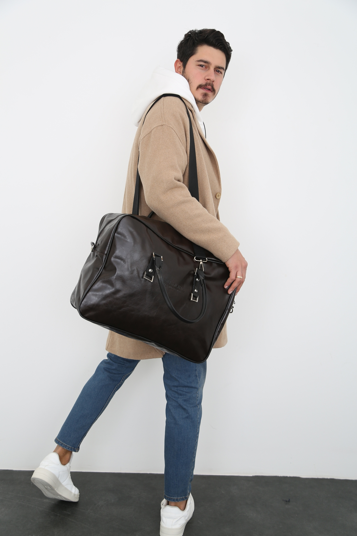 Kahverengi Erkek El Çantası 3006-02