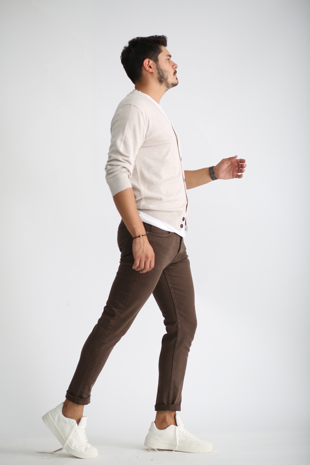Kahverengi Slim Fit Jean 2241