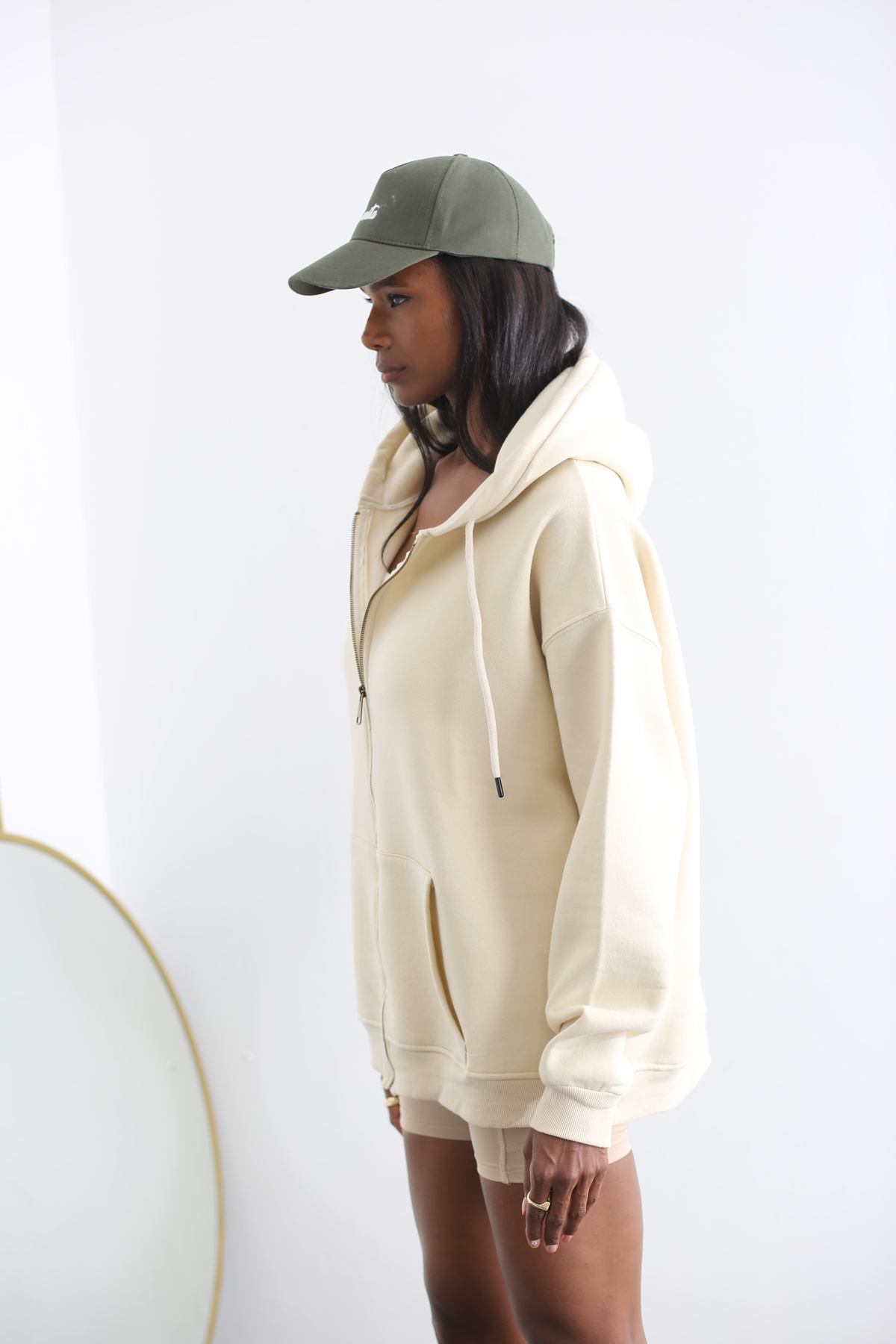 Kemik Basic Fermuarlı Sweatshirt 40118