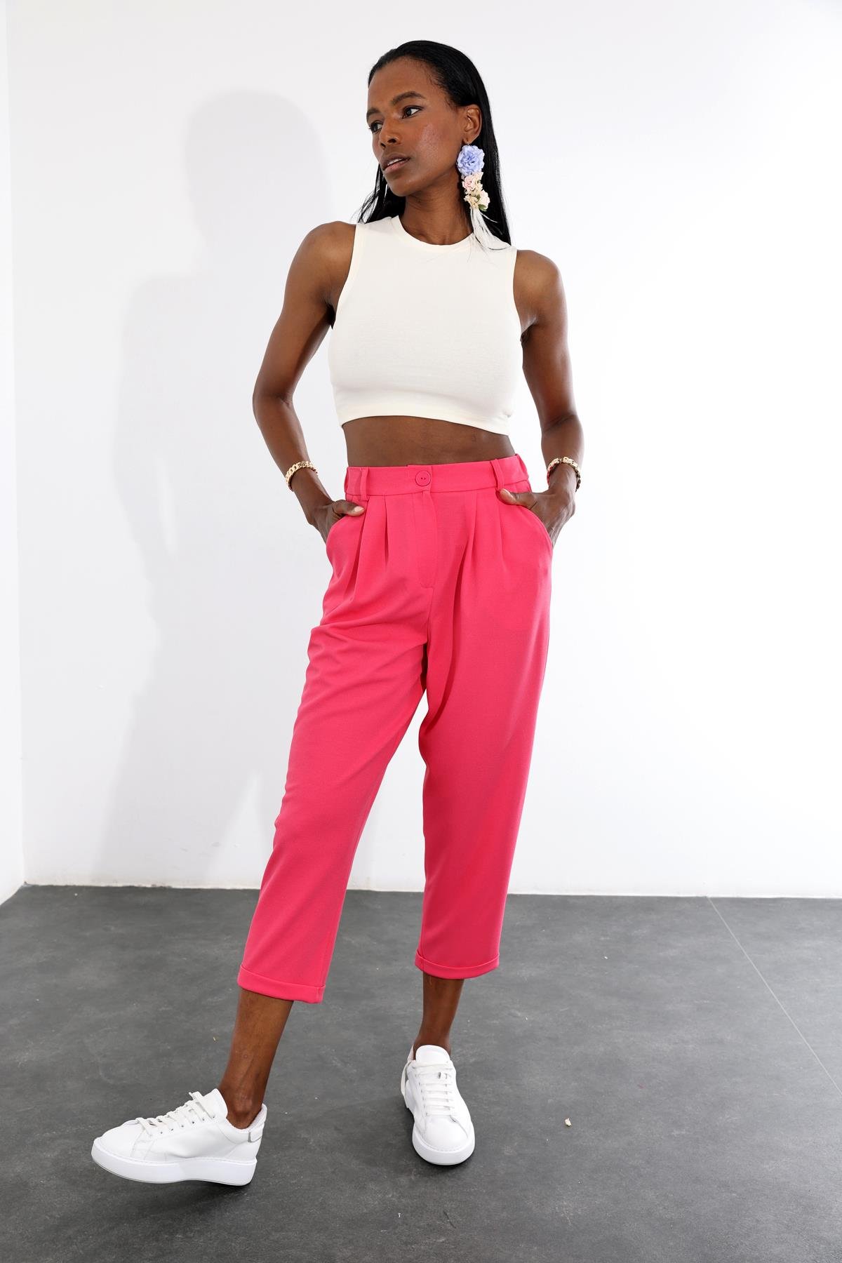 Kemik Bisiklet Yaka Crop 3501