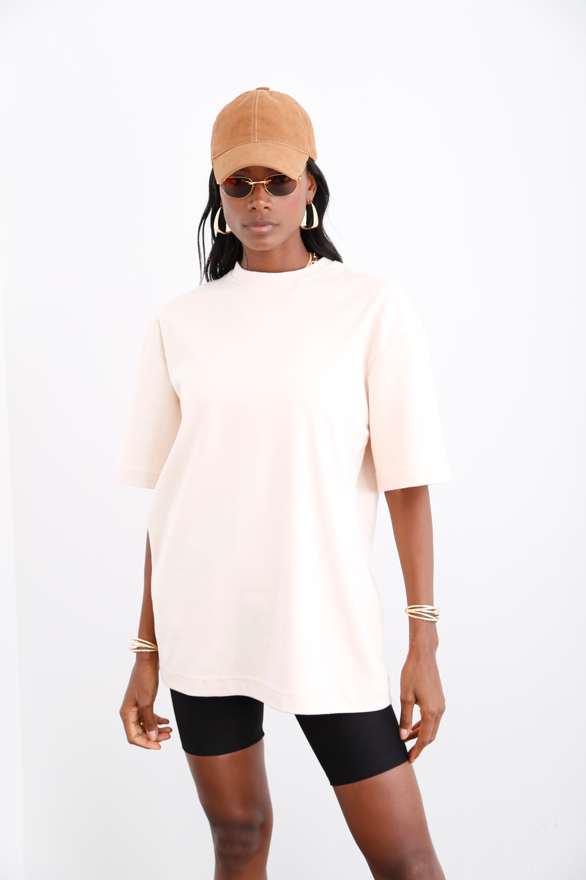Kemik Bisiklet Yaka Sweat Tshirt 