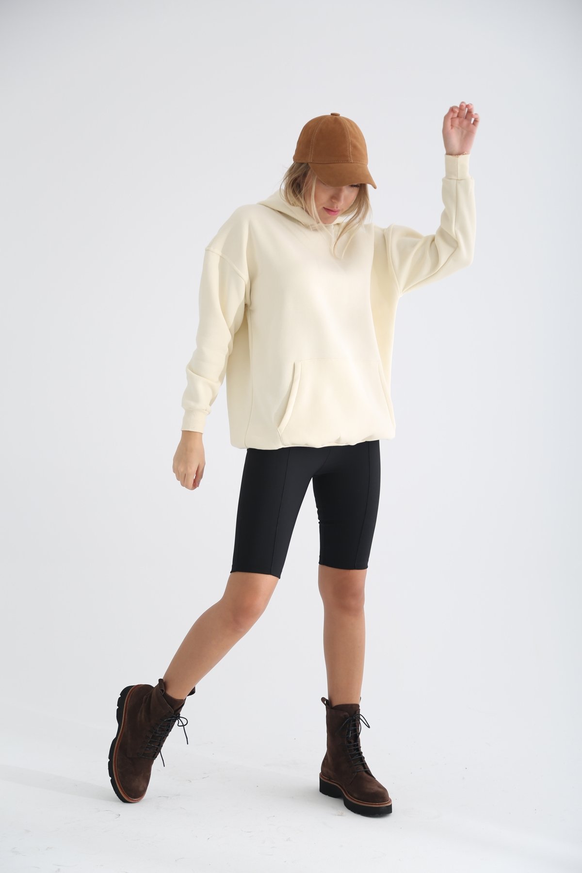 Kemik Kanguru Cep Sweatshirt 3234
