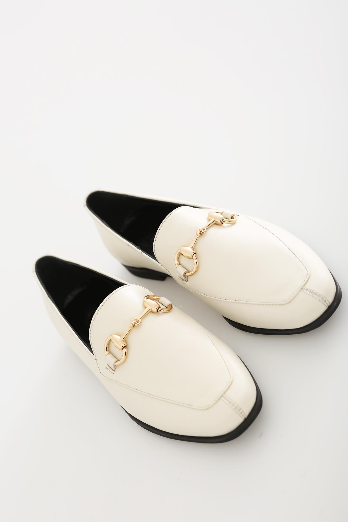 Kemik Tokalı Loafer 343