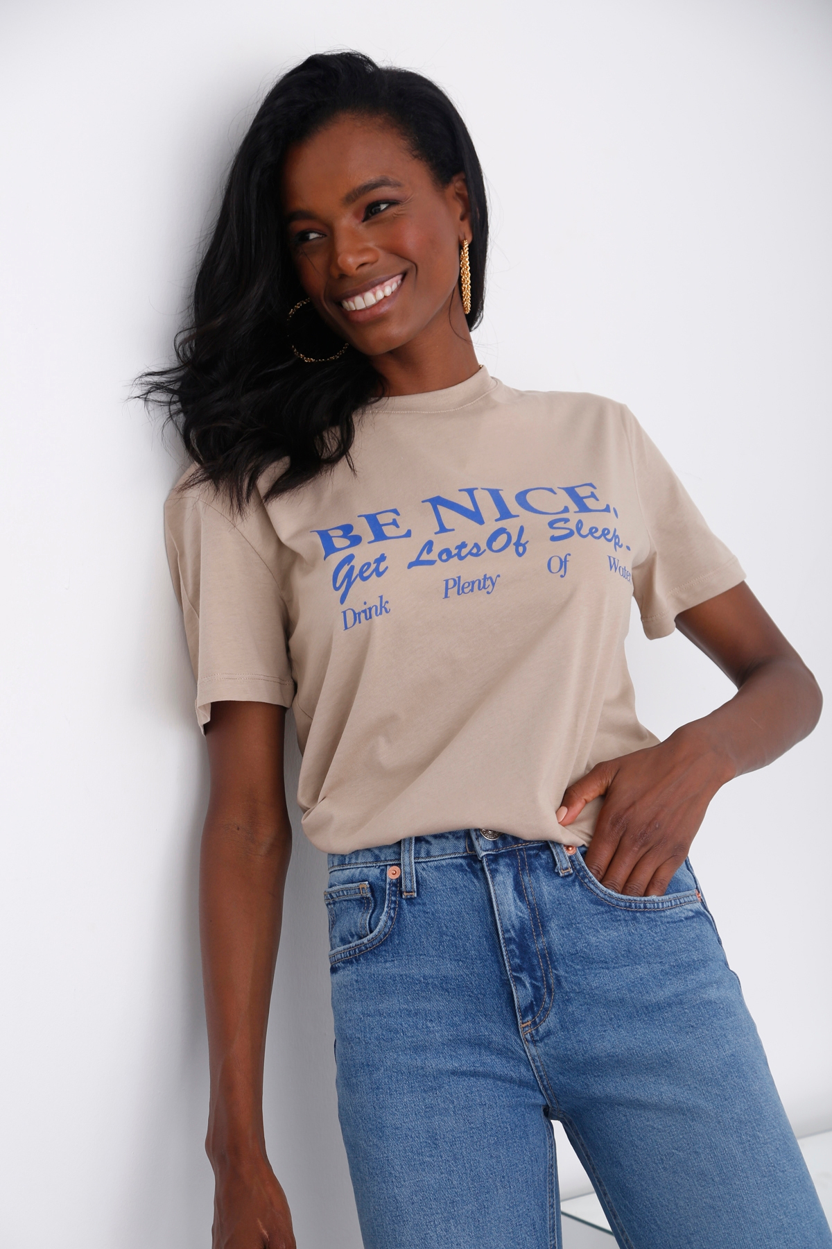 Kum Benice Baskılı Tshirt 14013