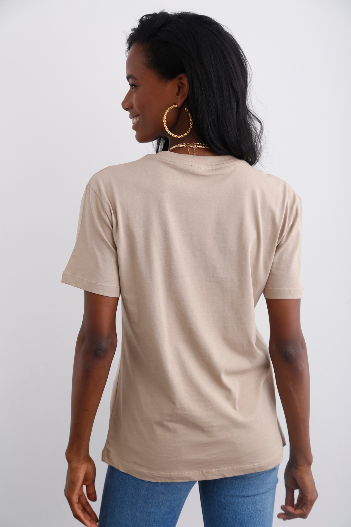 Kum Benice Baskılı Tshirt 14013