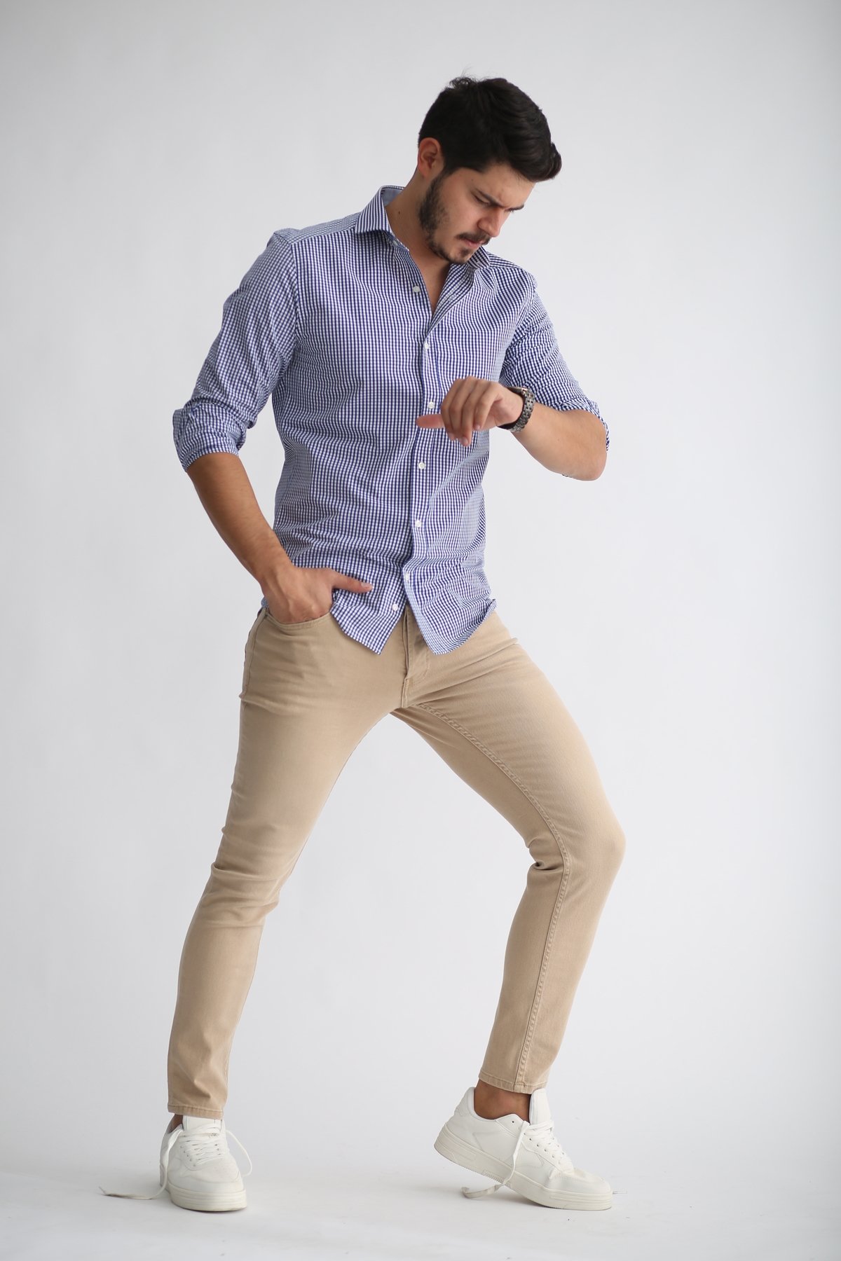 Kum Erkek Slim Fit Pantolon 7282