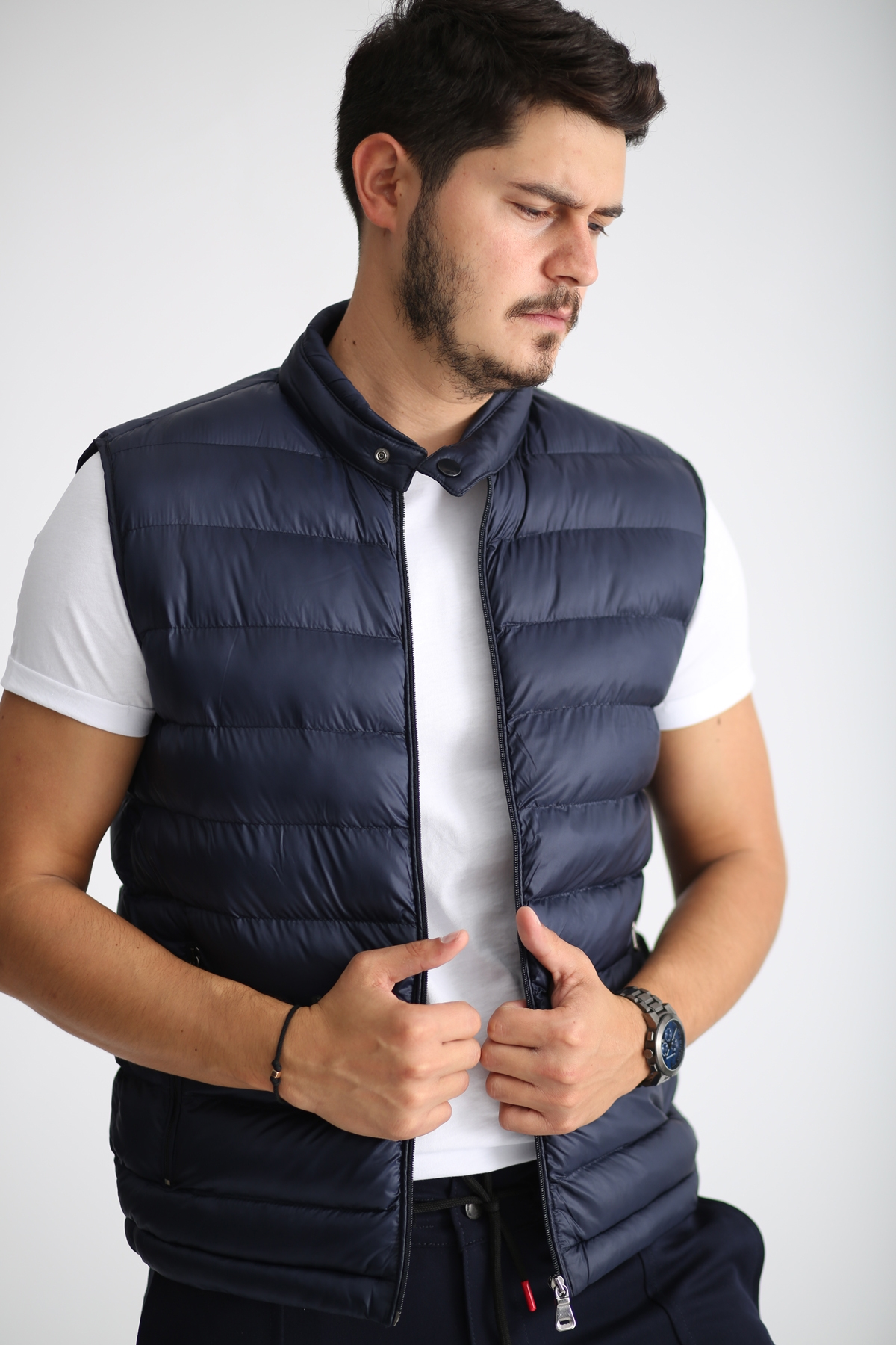 Lacivert Erkek İnce Yelek 96603