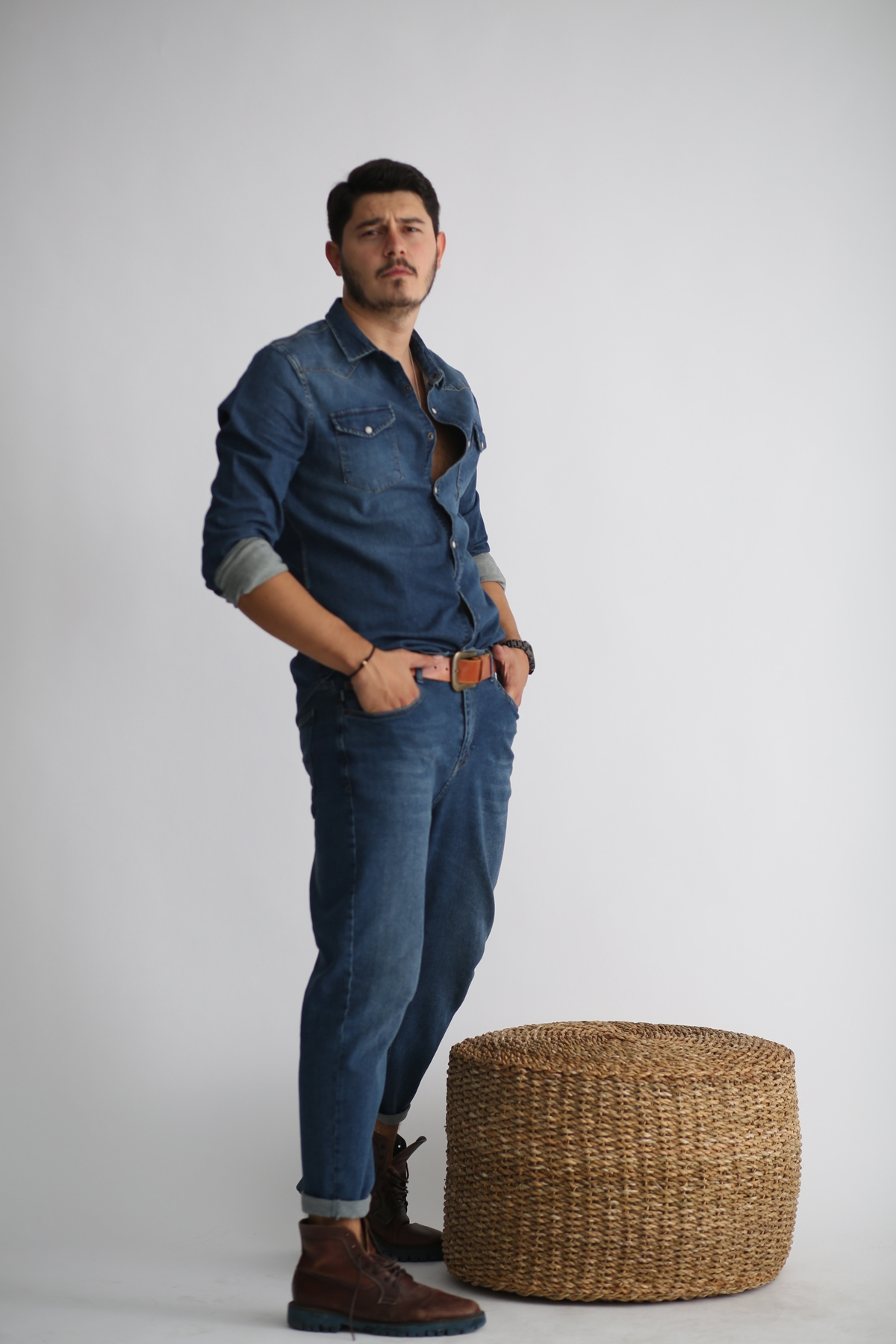 Lacivert Jean Gömlek 20102015
