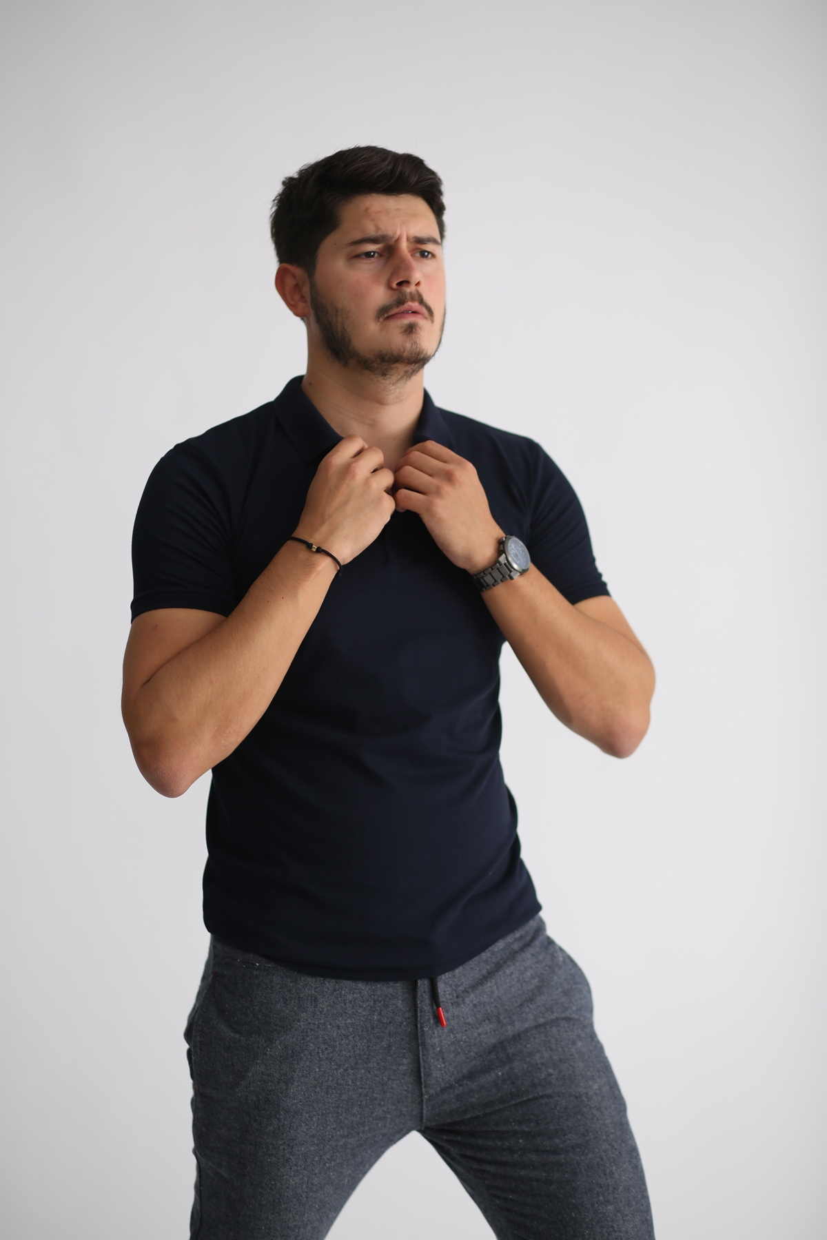 Lacivert Polo Yaka Tshirt 20201025