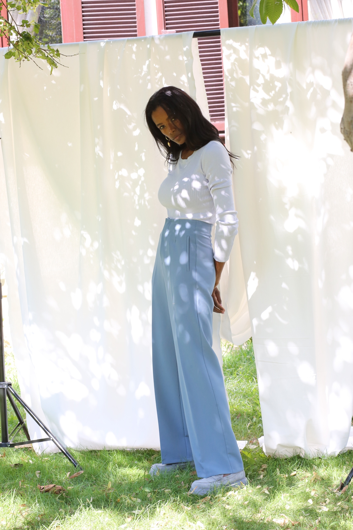 Lila Basic Triko 