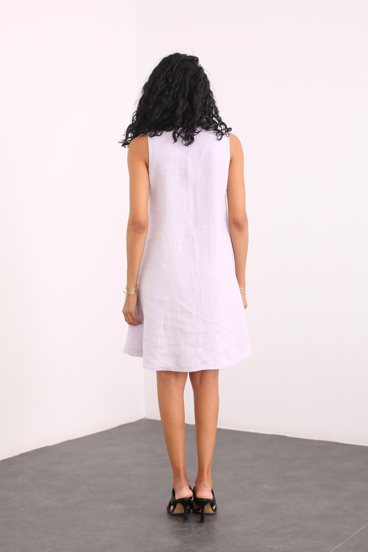 Lila Keten Elbise 2486