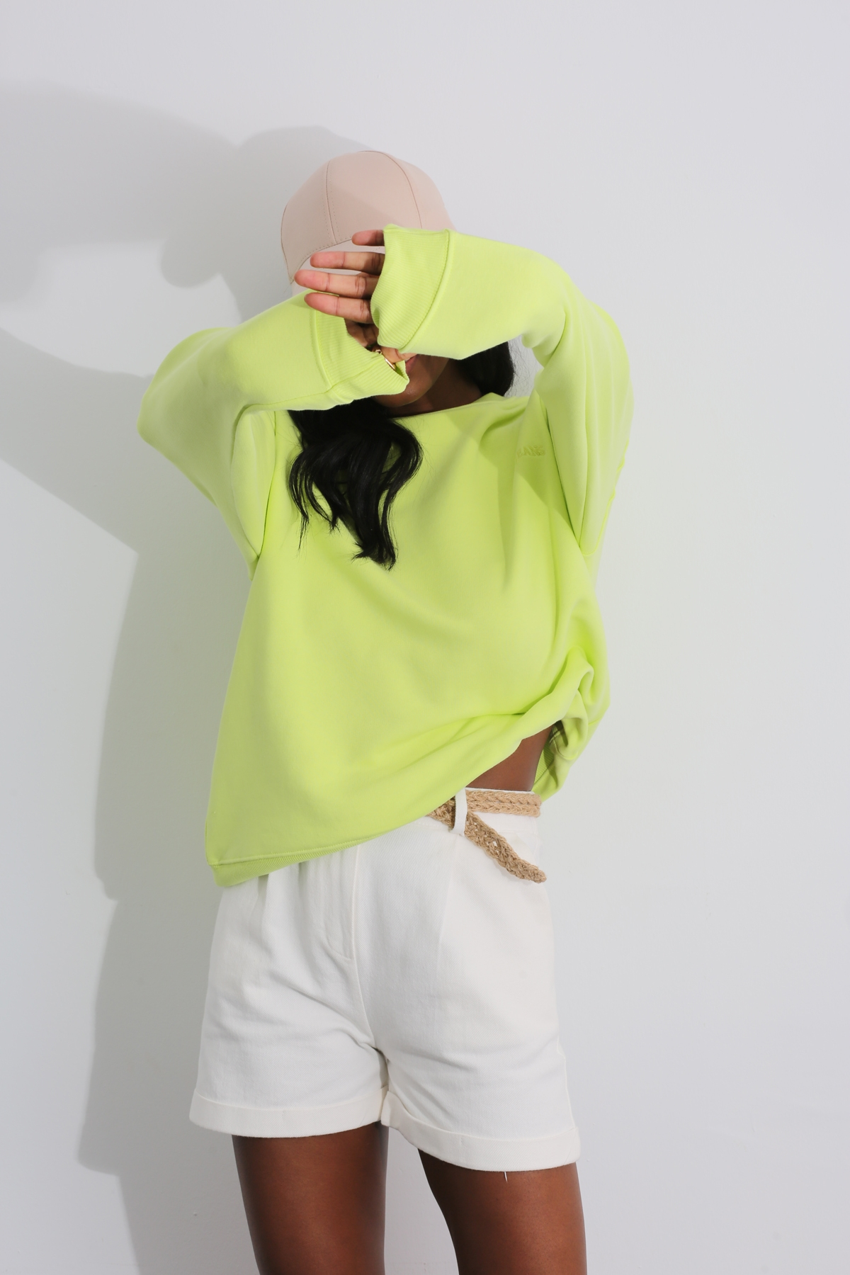 Lime Basic Sweatshirt 