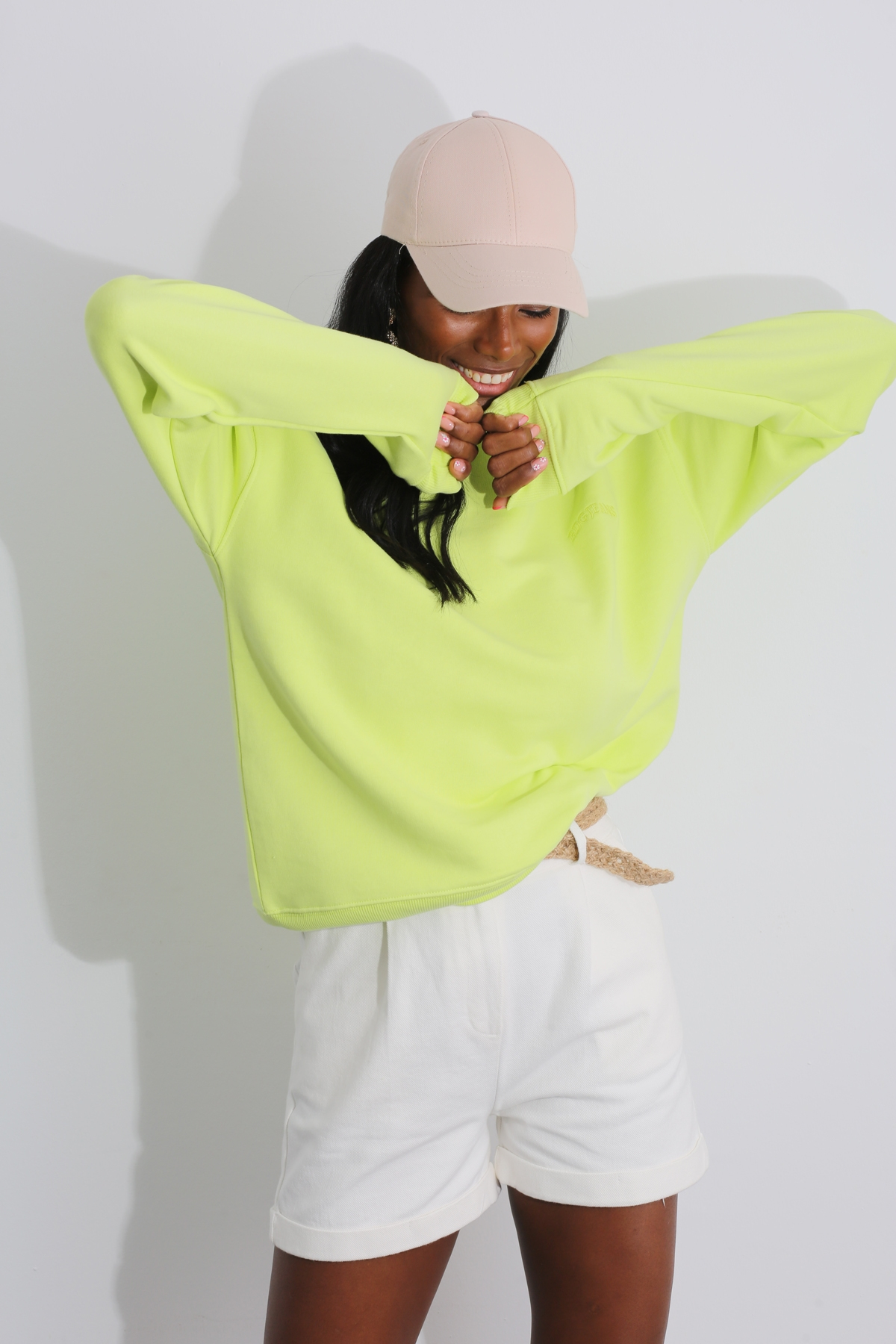 Lime Basic Sweatshirt 