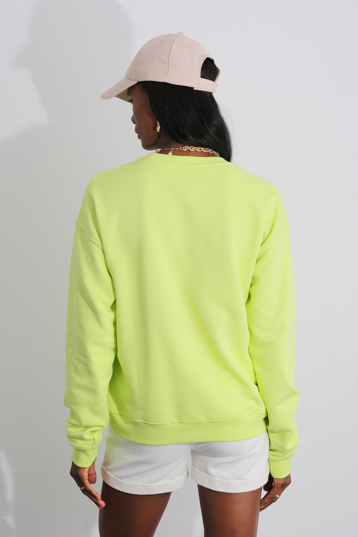 Lime Basic Sweatshirt 