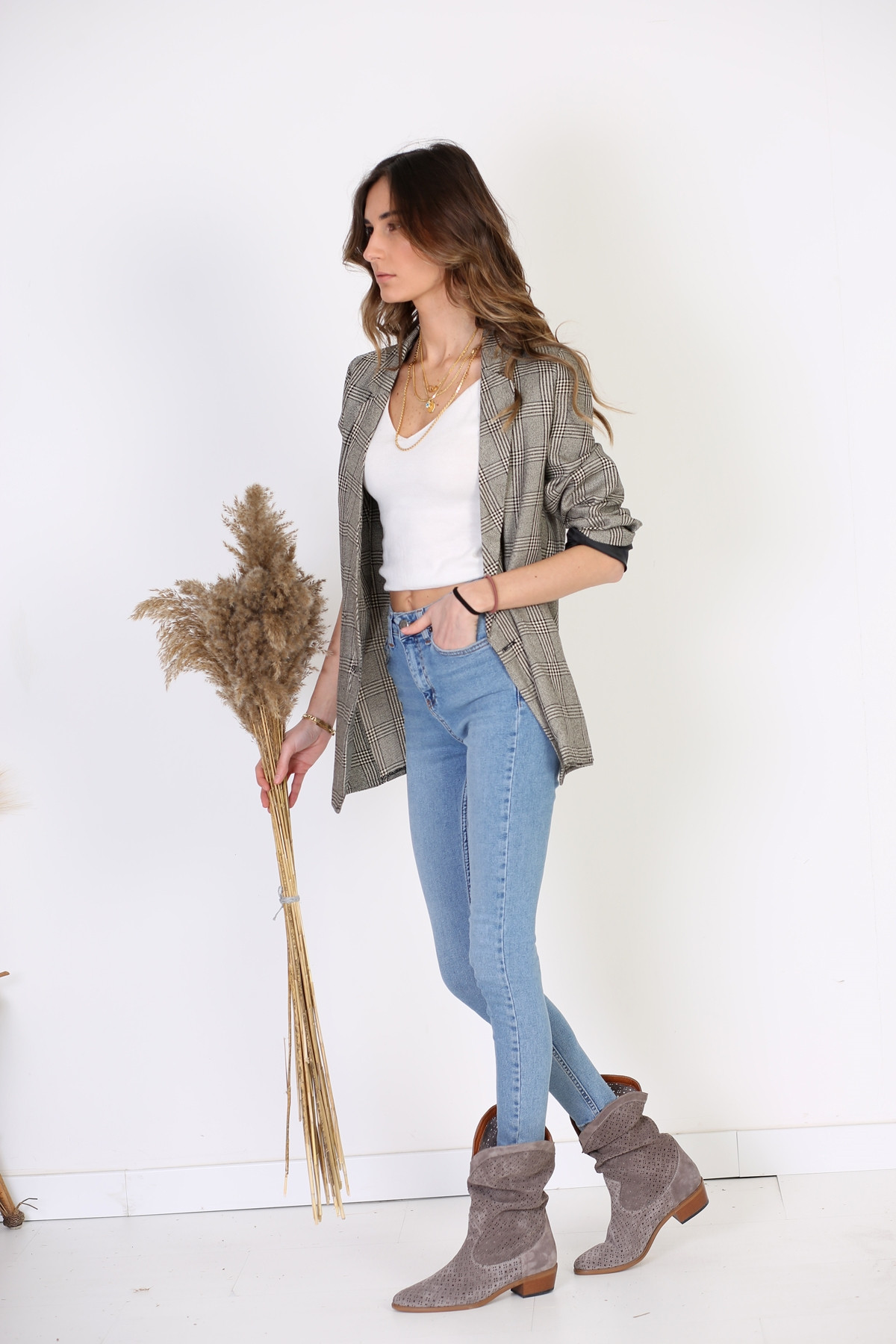 Mavi Extra Yüksek Bel Toparlayan Jean