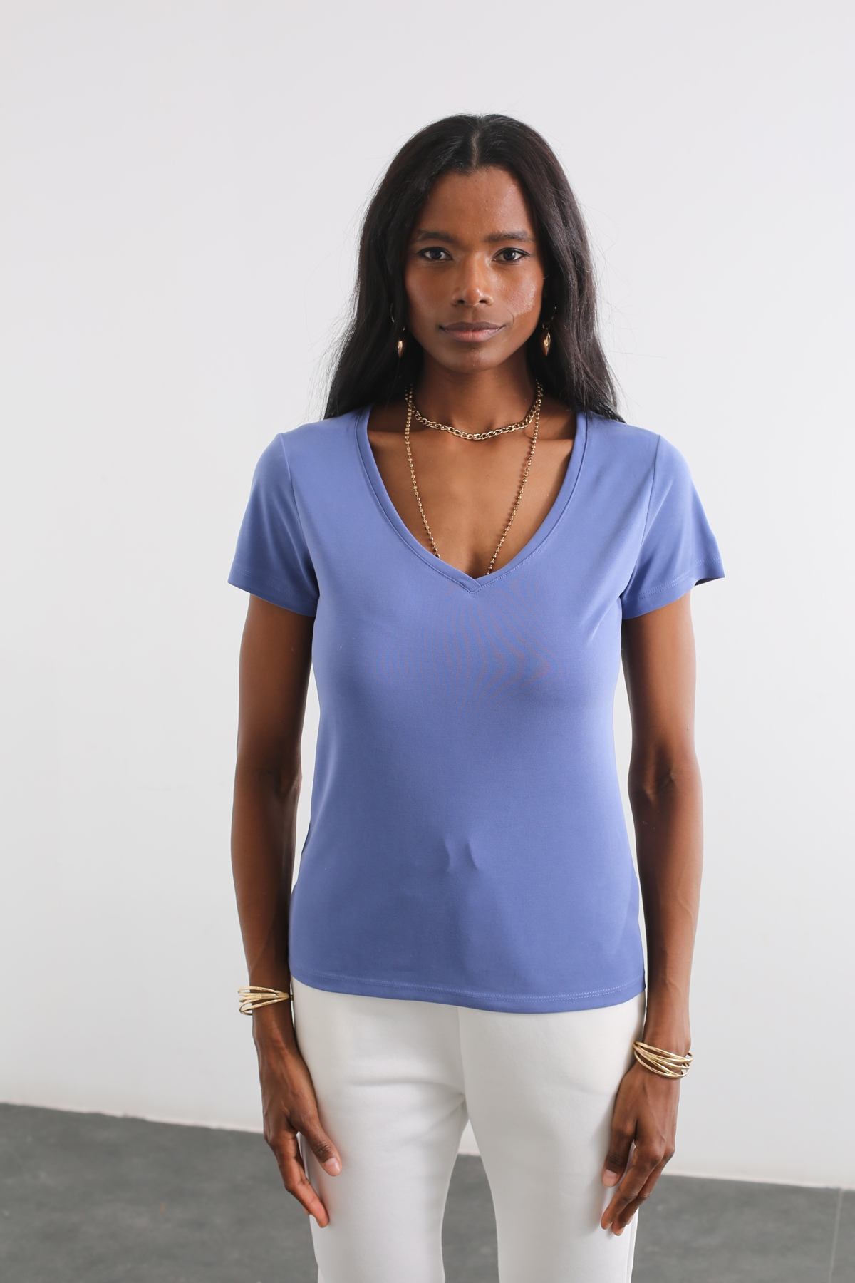 Mavi Modal Kumaş Tshirt 4571