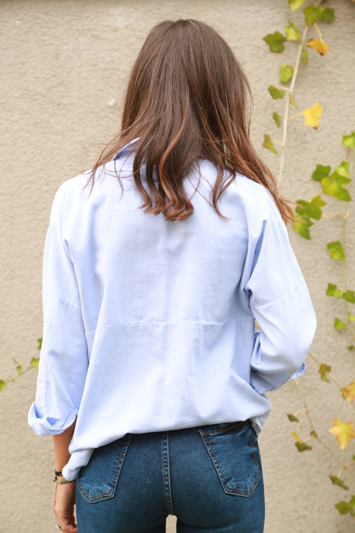 Mavi Oversize Oxford Gömlek
