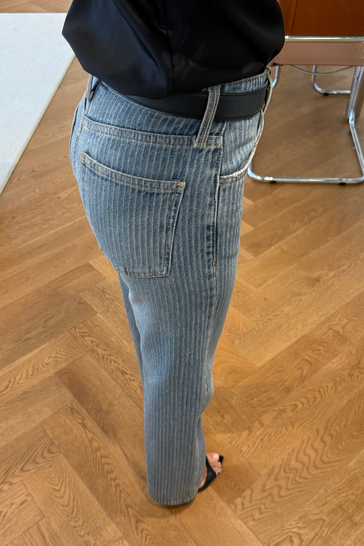 Mavi Yıkamalı Straıght Jean 