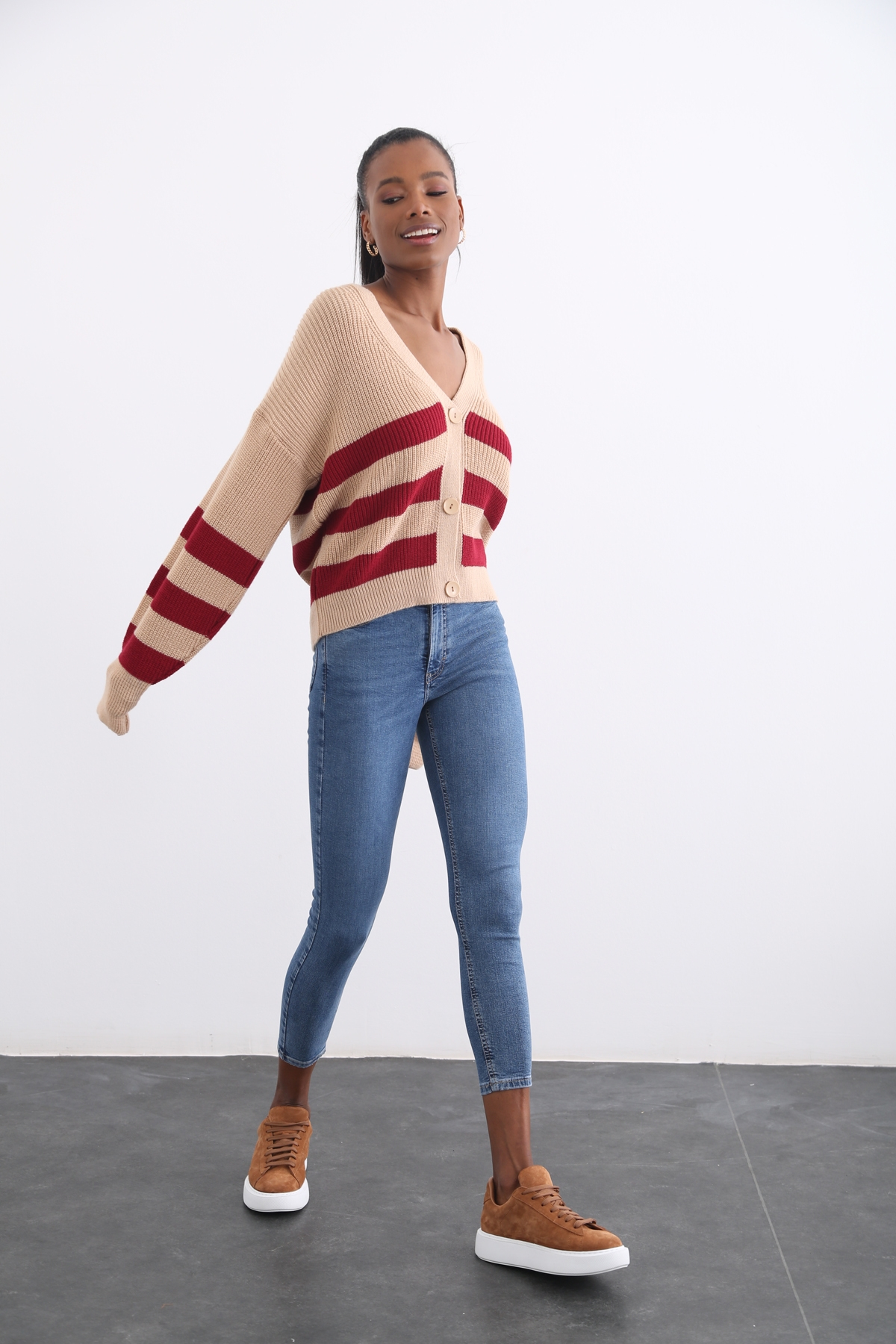Mavi Yüksek Bel Skinny Jean 