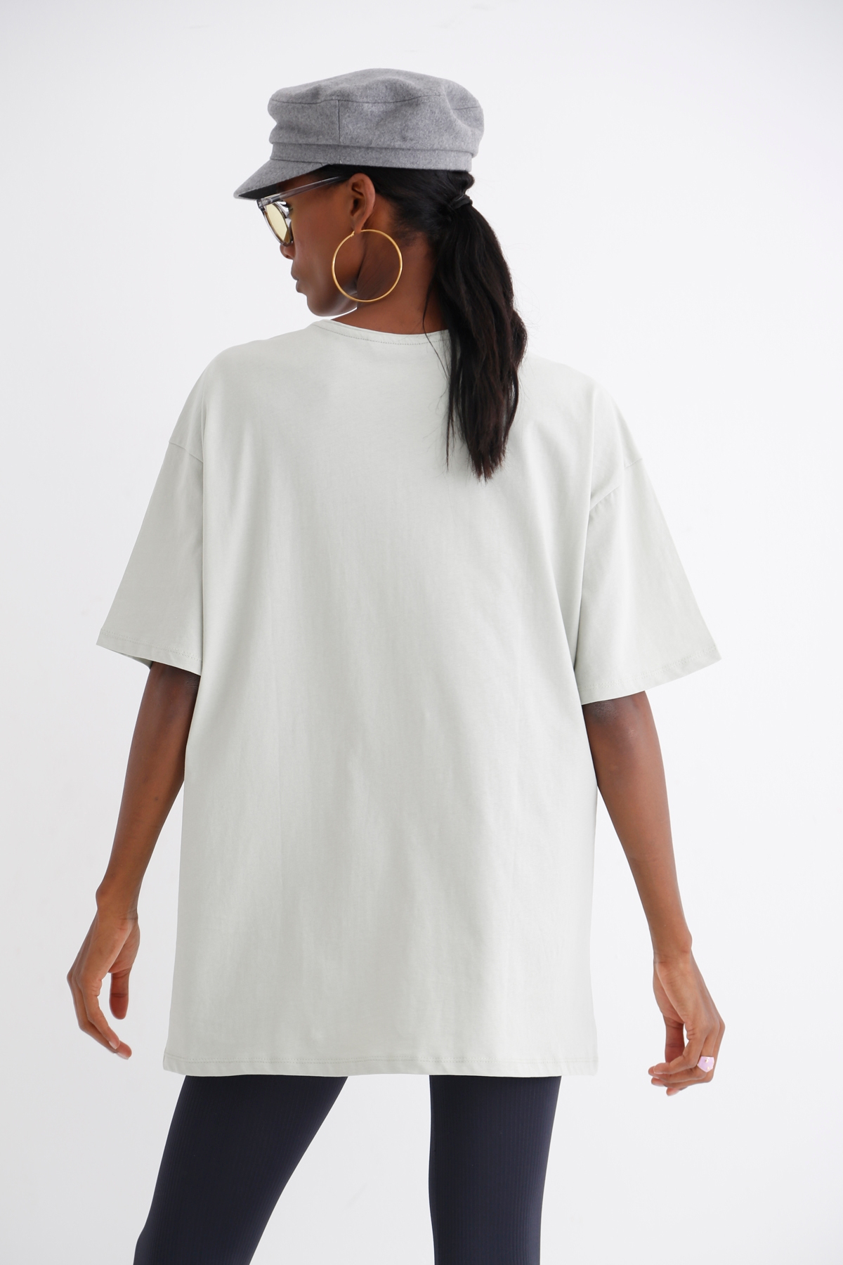 Mint Kısa Kol Basic Tshirt 1295