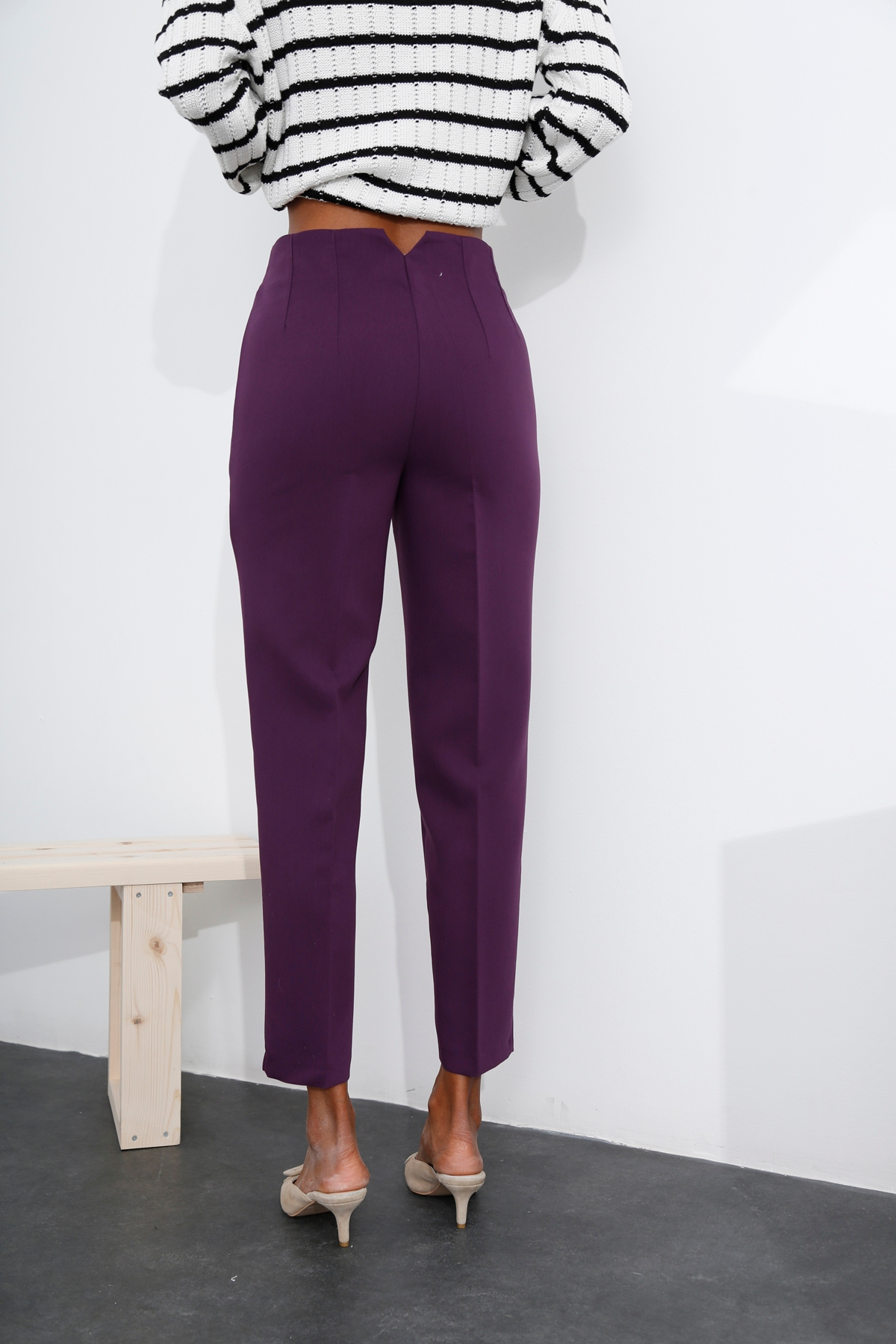 Mürdüm Önü Flatolu Pantolon 5113