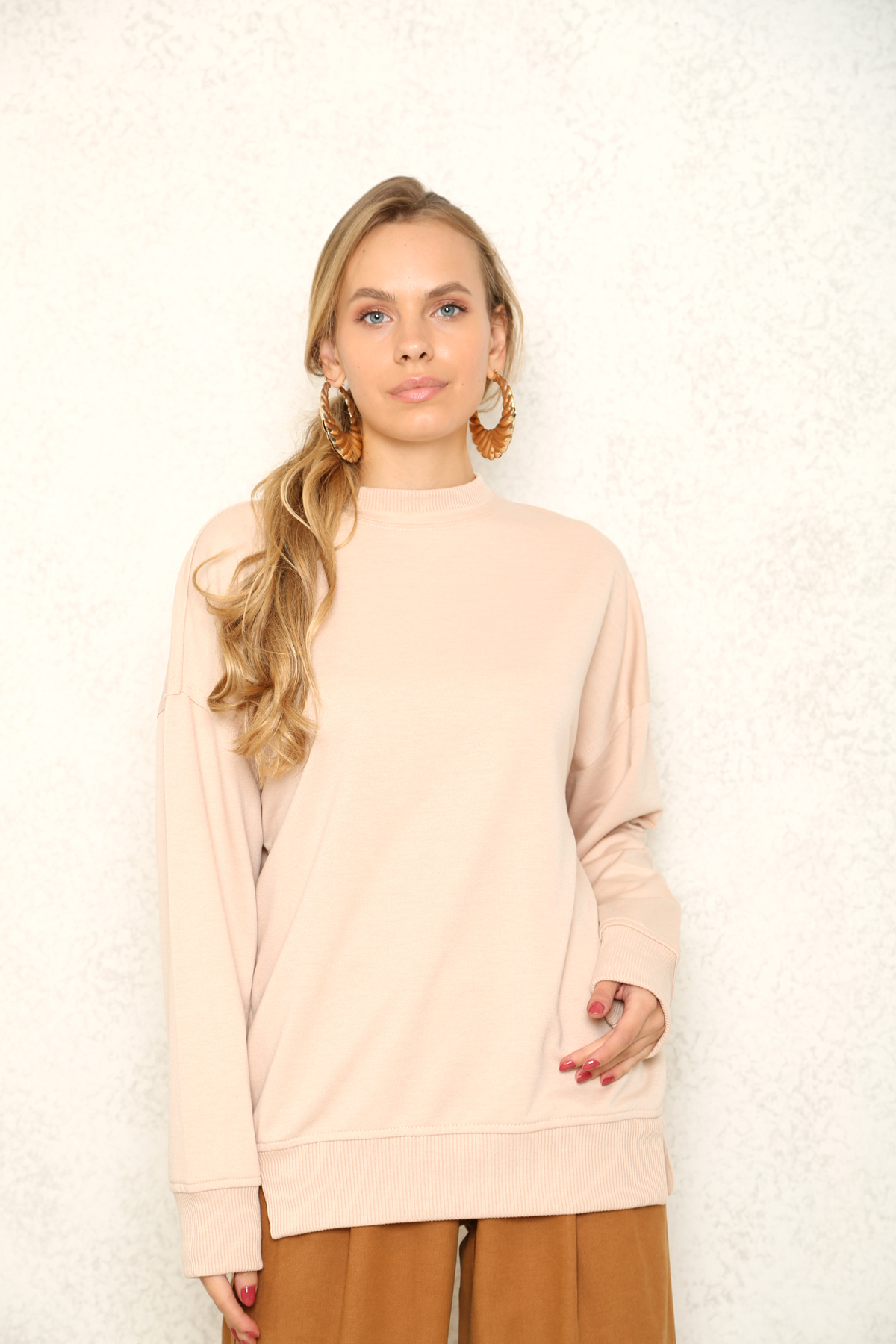 Nude Basic Sweatshirt