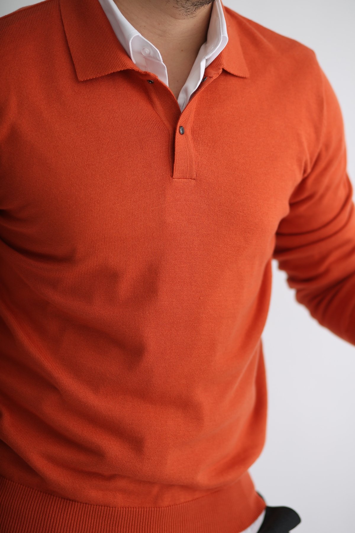 Oranj Erkek Polo Yaka Triko T1006