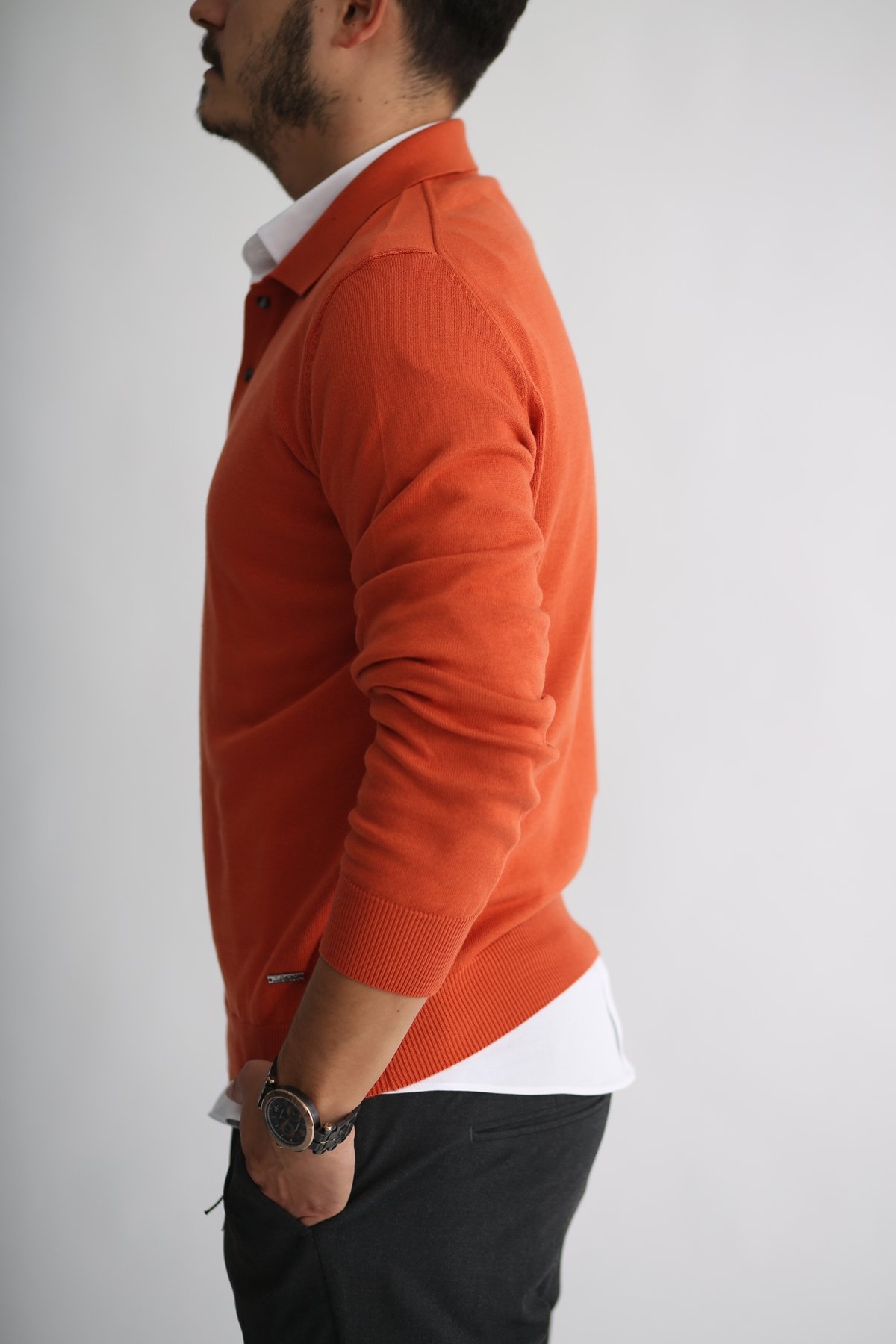 Oranj Erkek Polo Yaka Triko T1006