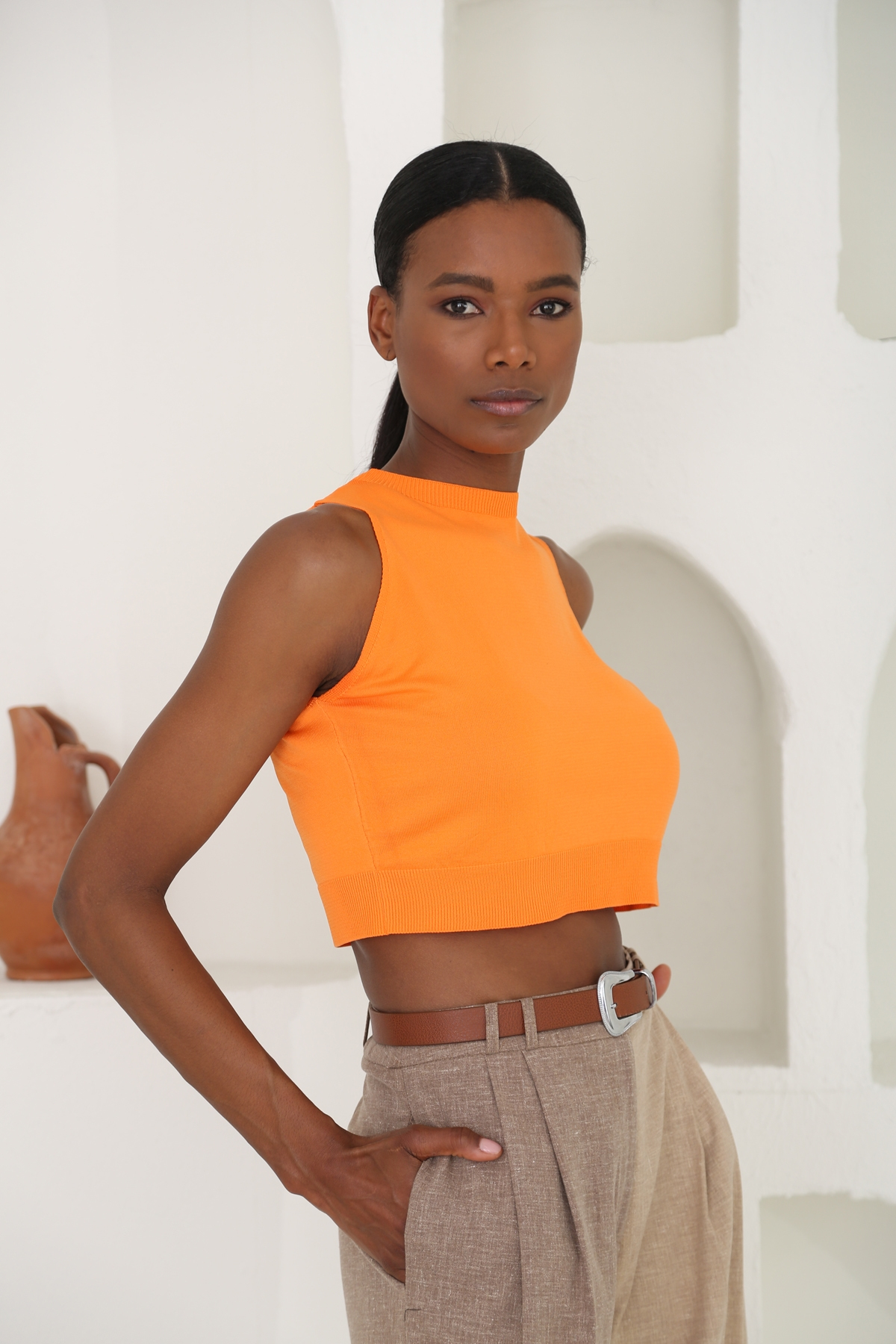 Oranj Halter Kesim Atlet 21402