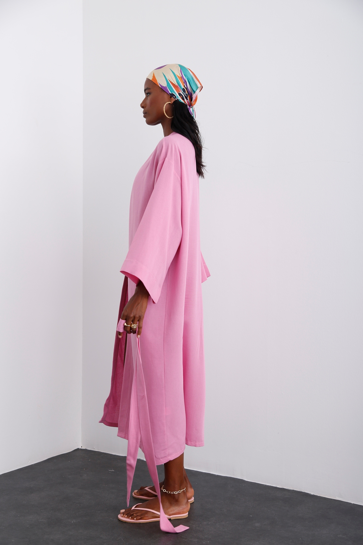 Pembe Kuşaklı Kimono 70029