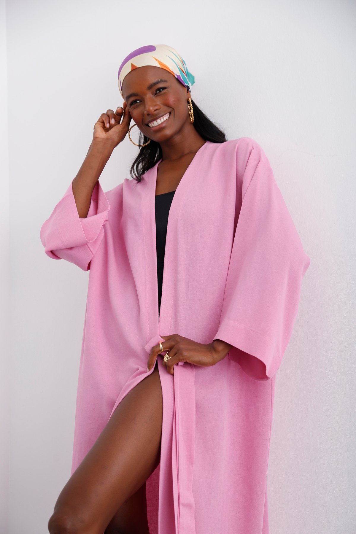Pembe Kuşaklı Kimono 70029