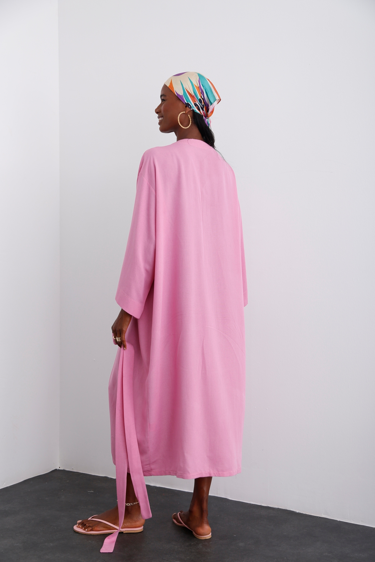 Pembe Kuşaklı Kimono 70029