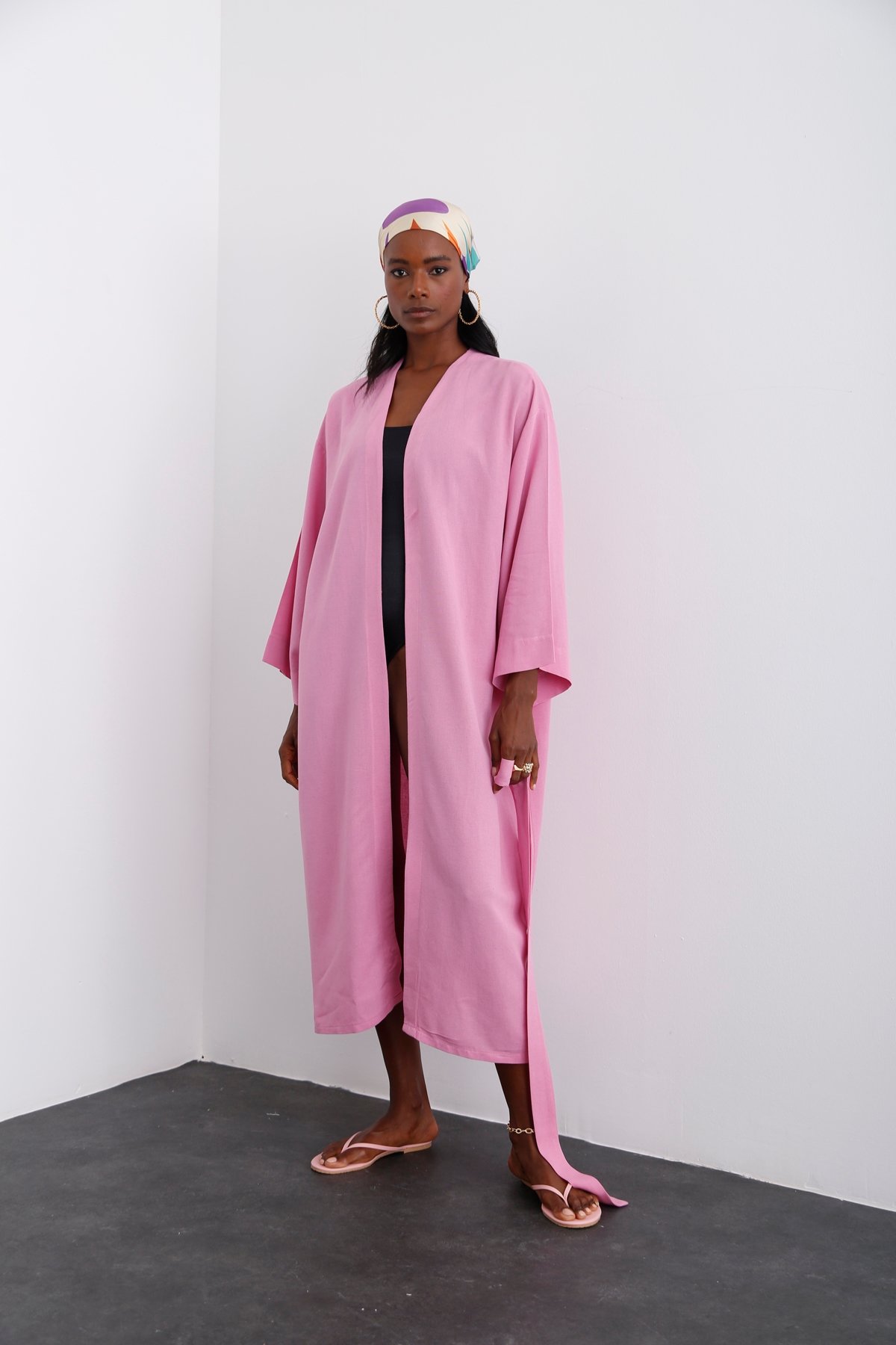 Pembe Kuşaklı Kimono 70029
