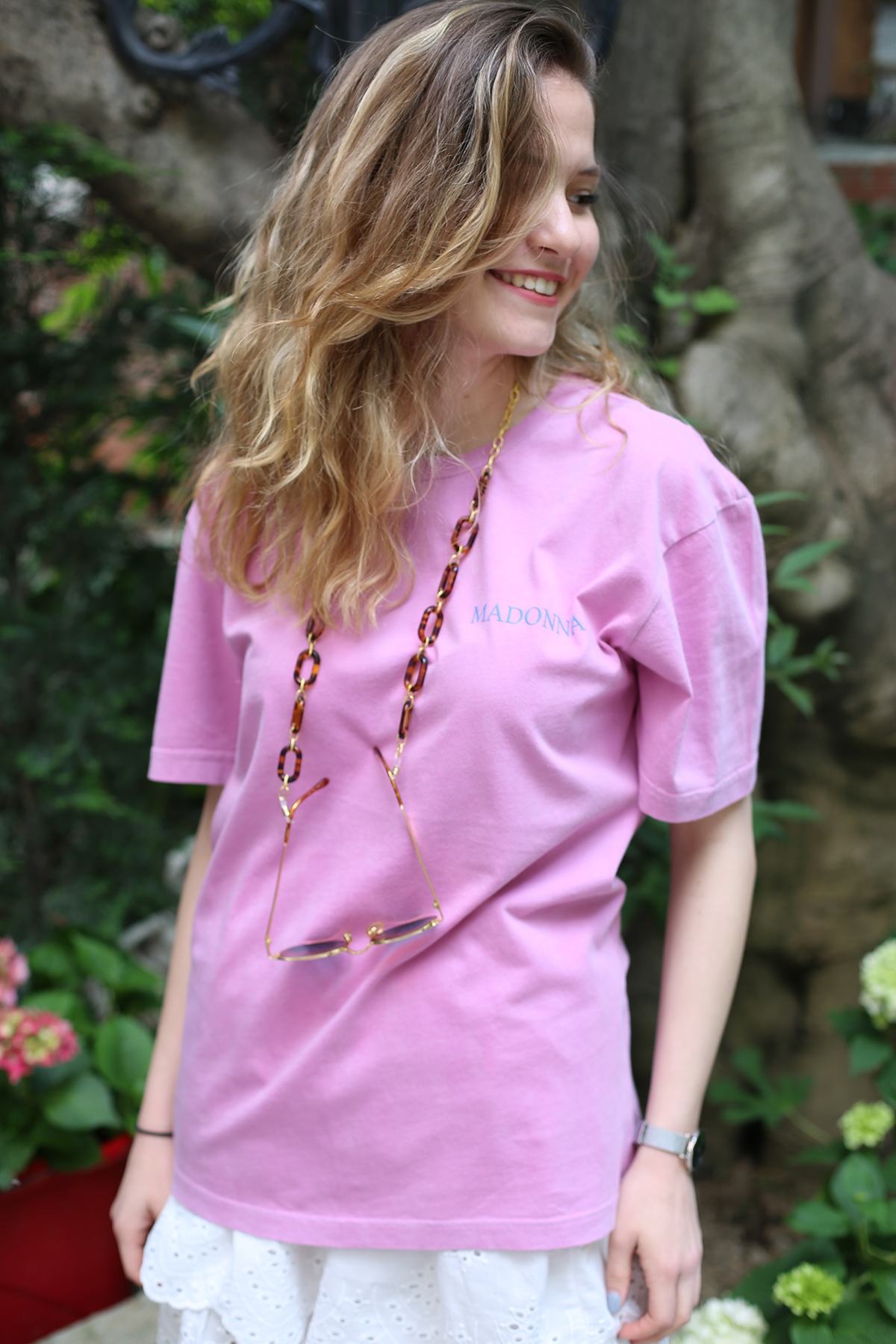 Pembe Madonna Tshirt