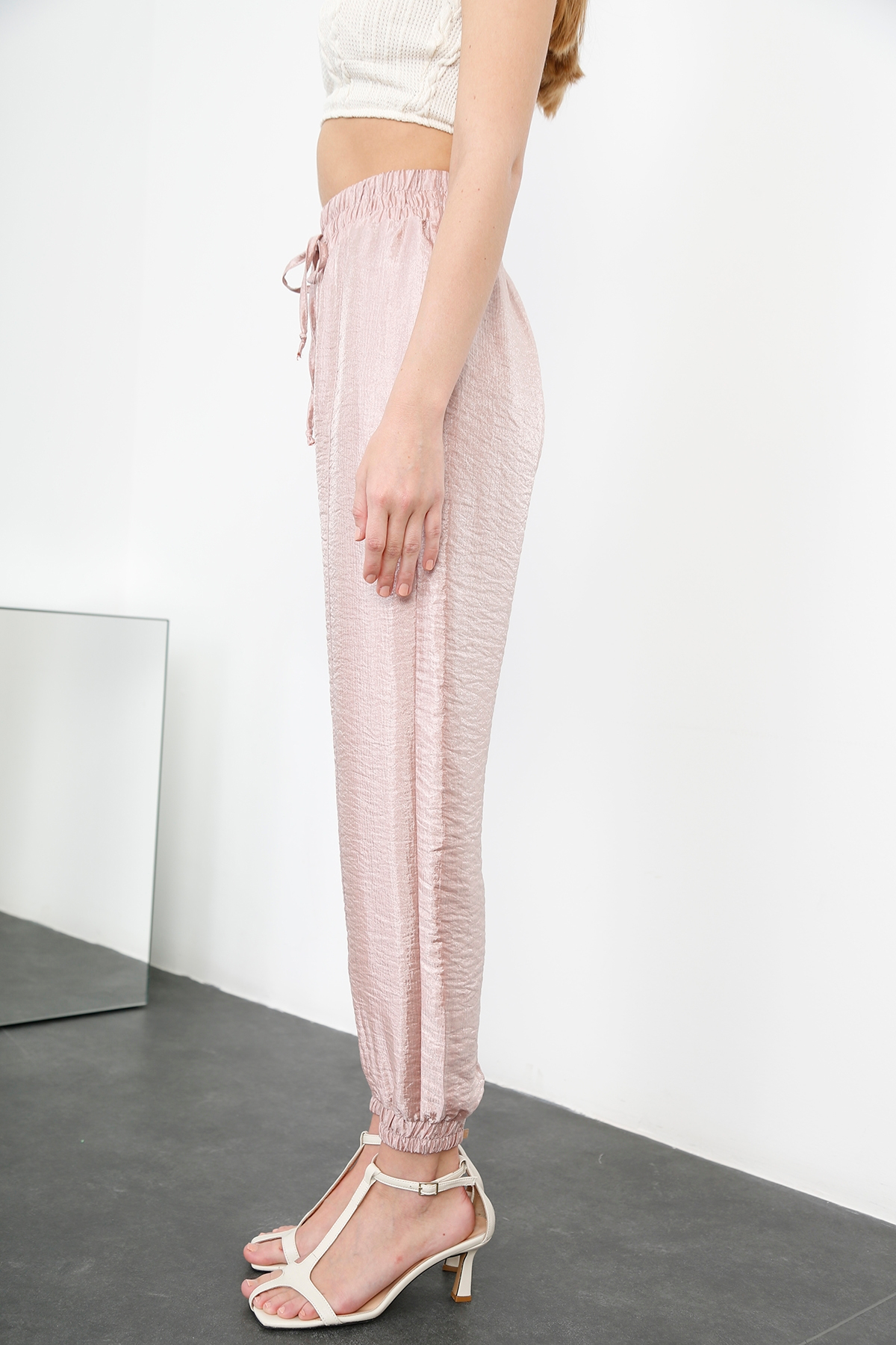 Pudra Parlak Jogger Pantolon 70977