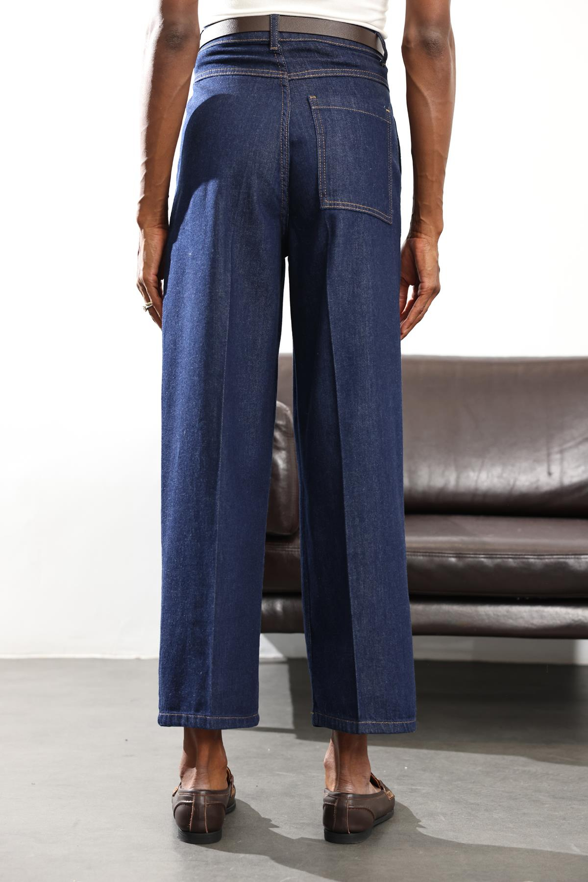 Rins Yıkamalı Baggy Jean 8003