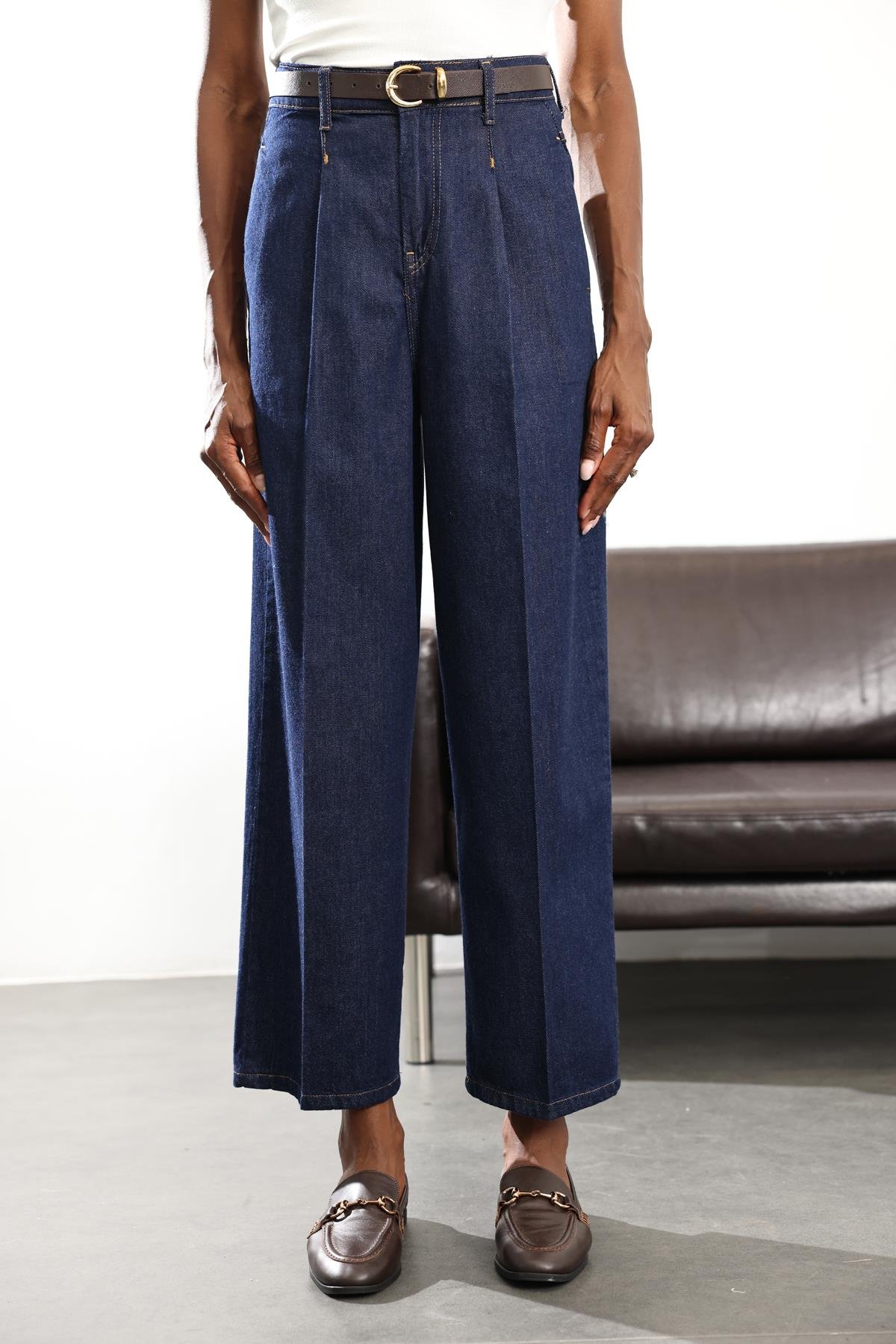 Rins Yıkamalı Baggy Jean 8003