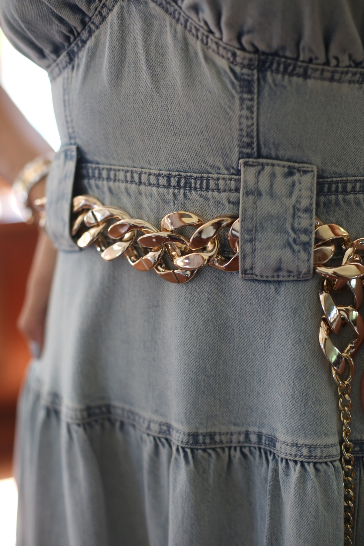 Rose Gold Zincir Kemer-1 1167