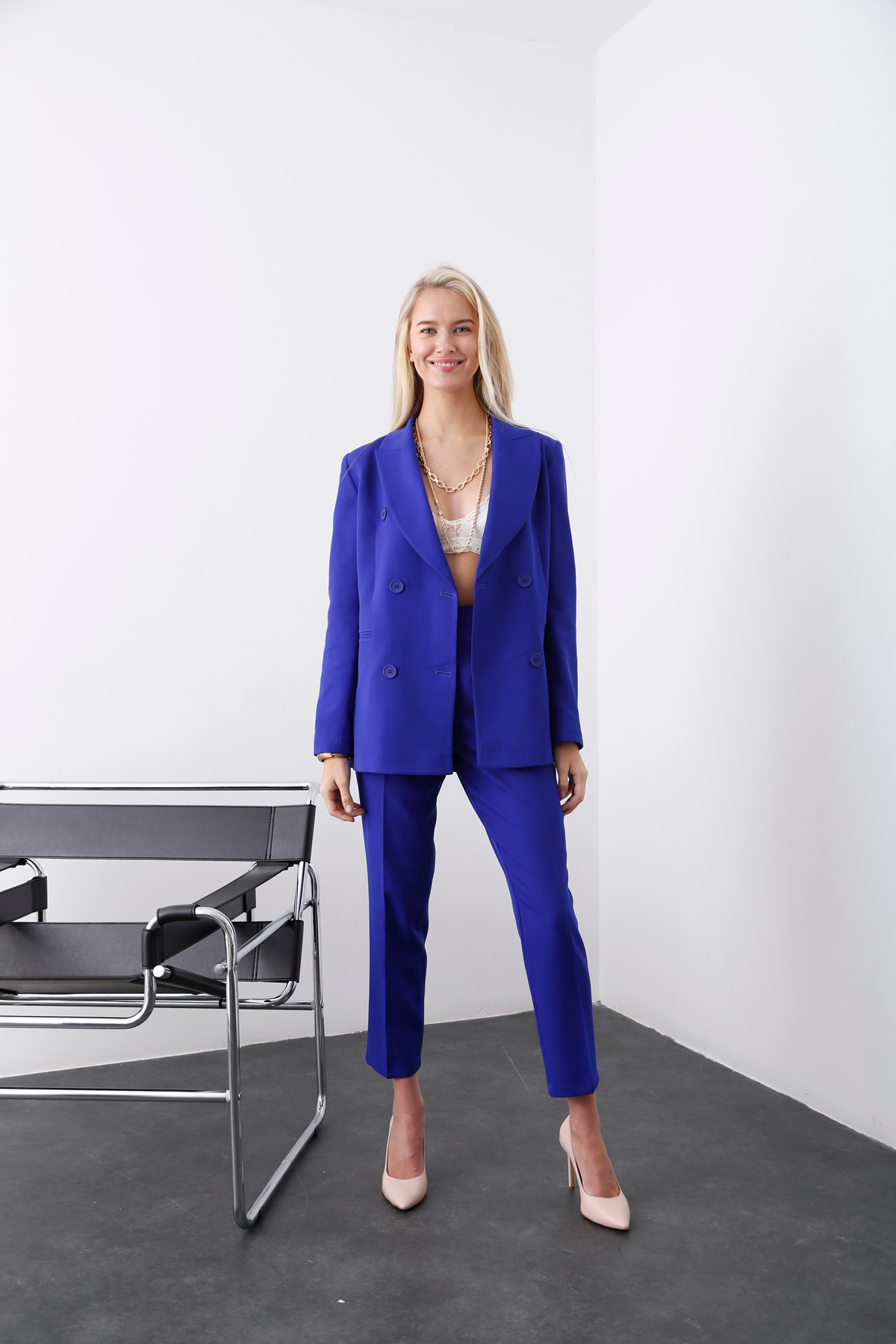 Saks Dört Düğme Ceket Takım 40370