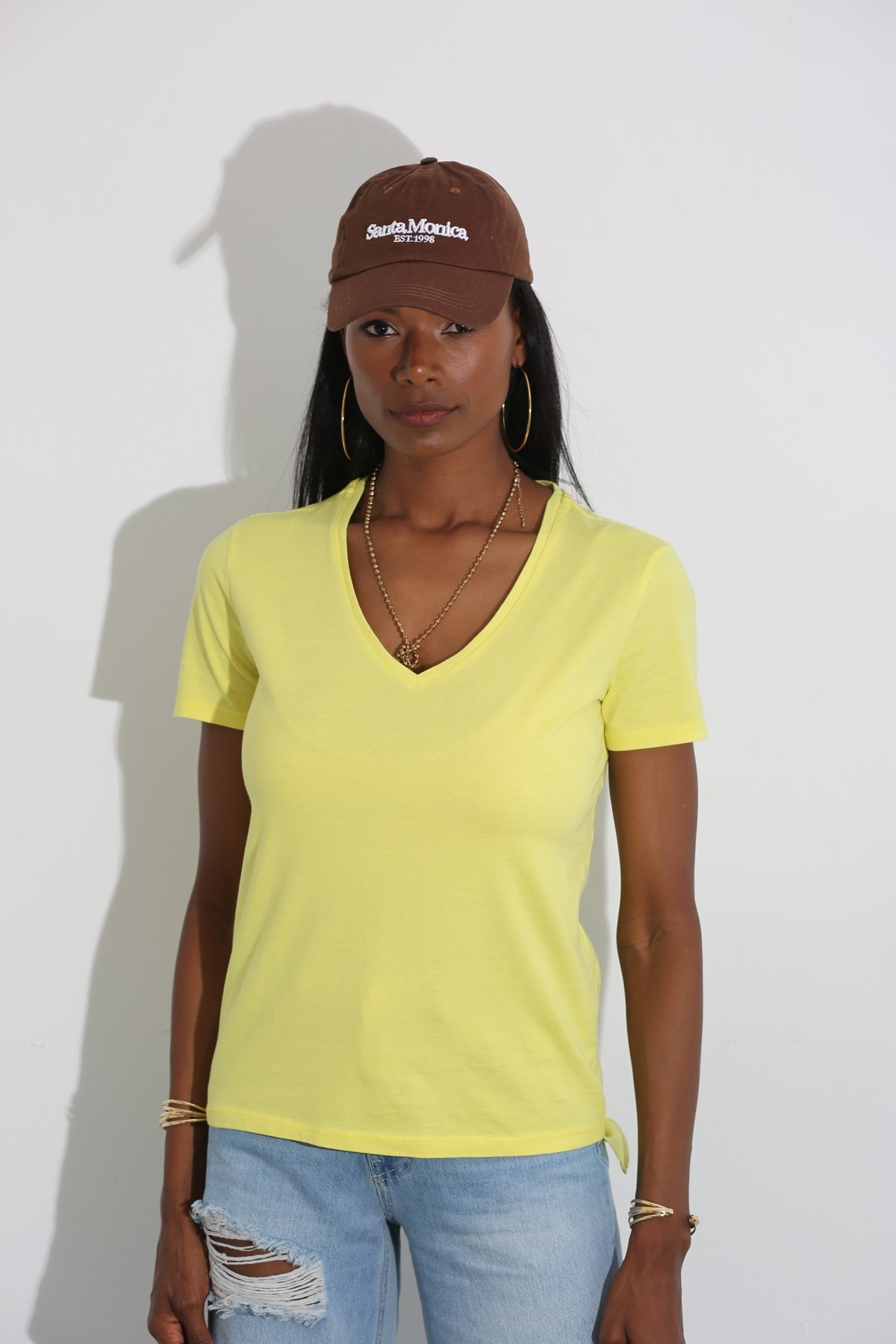 Sarı Regular Fit Tshirt 4269