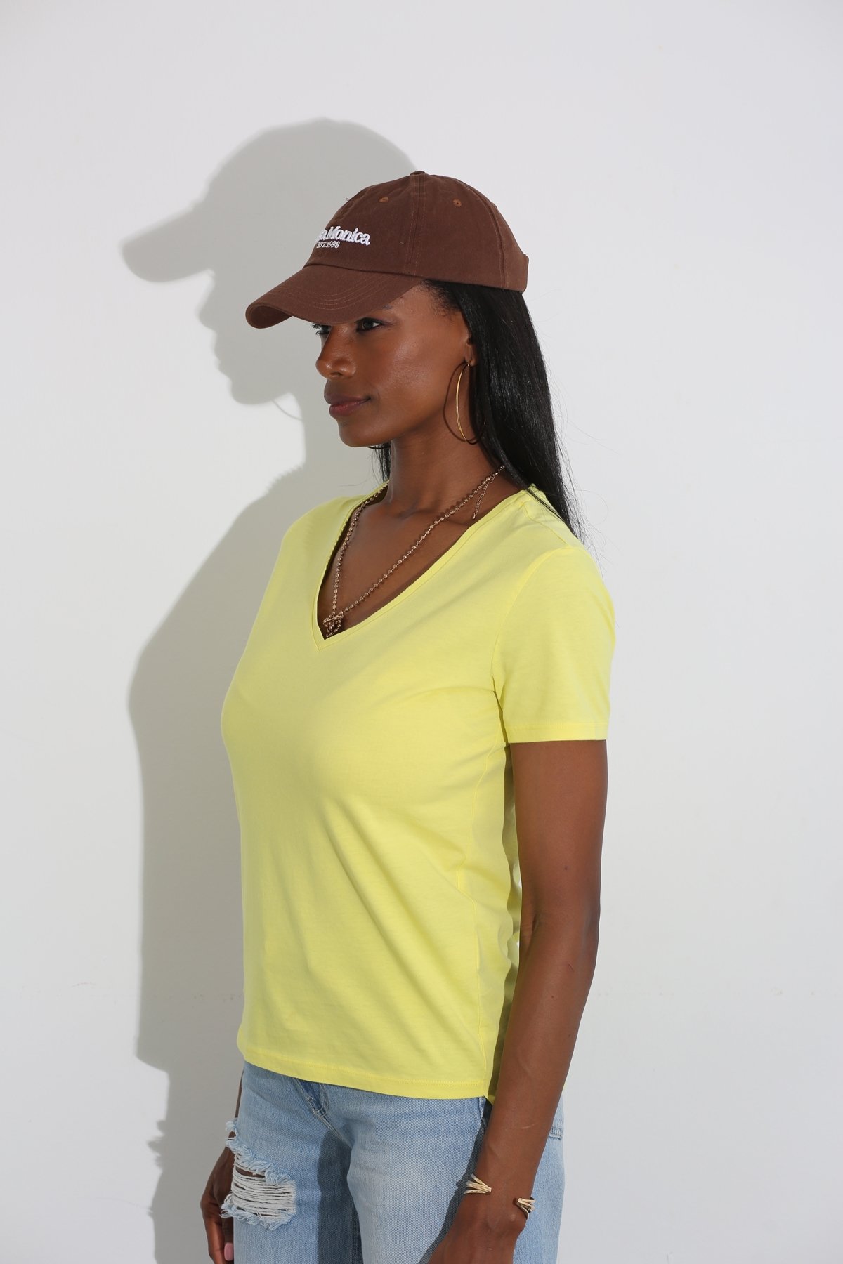 Sarı Regular Fit Tshirt 4269