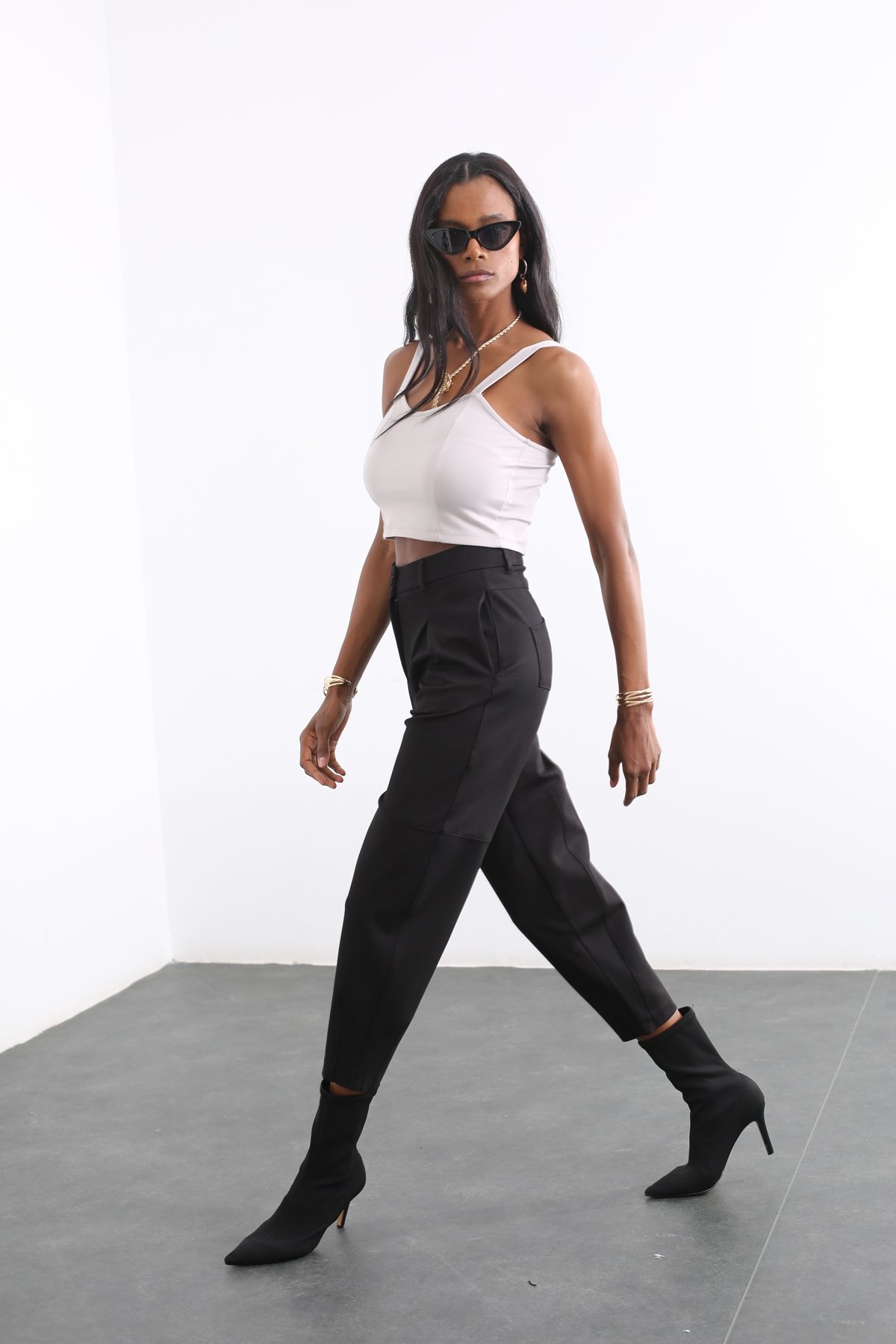 Siyah Baggy Pantolon 1284